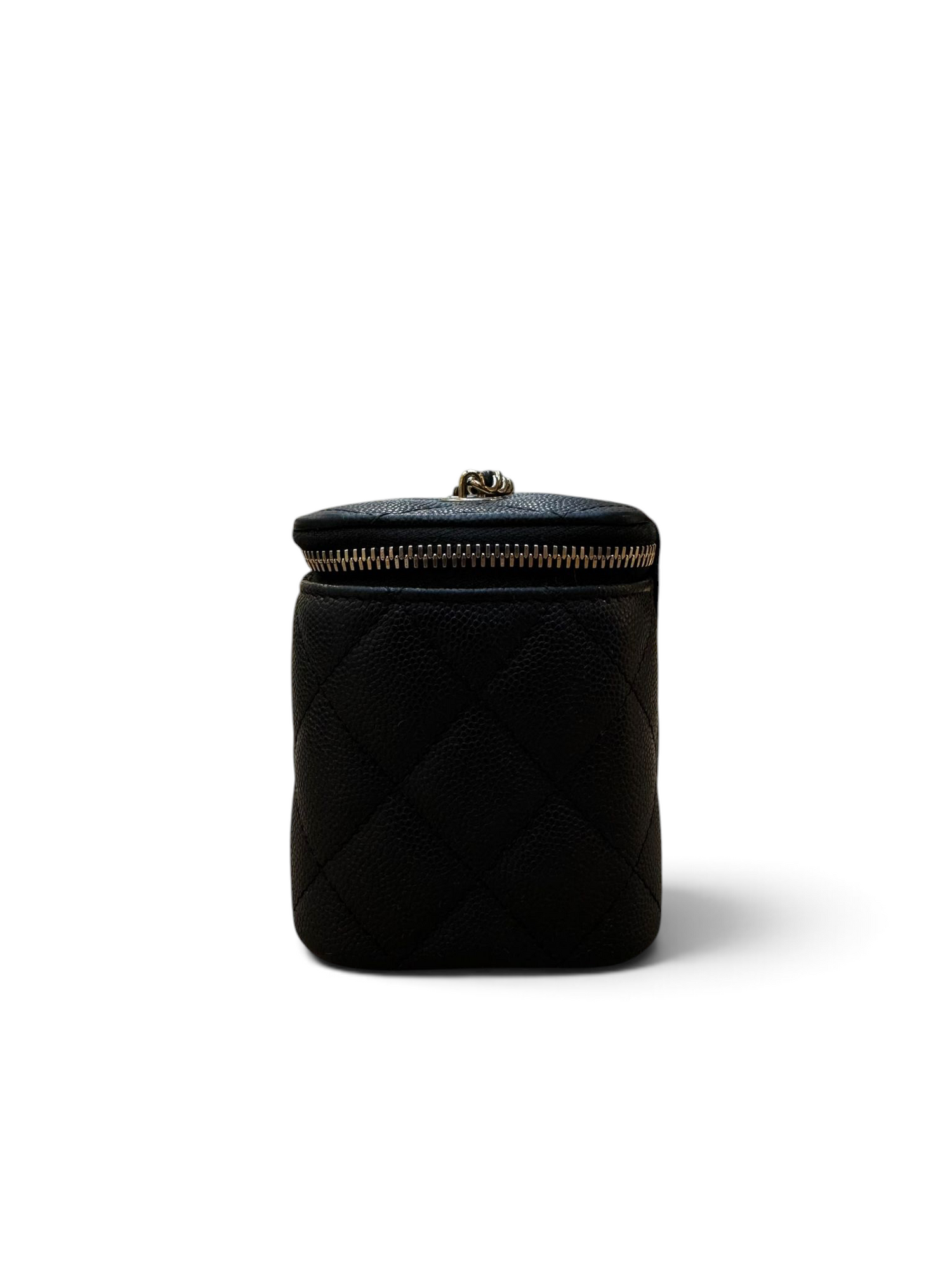 Chanel - Mini Vanity noir cuir caviar
