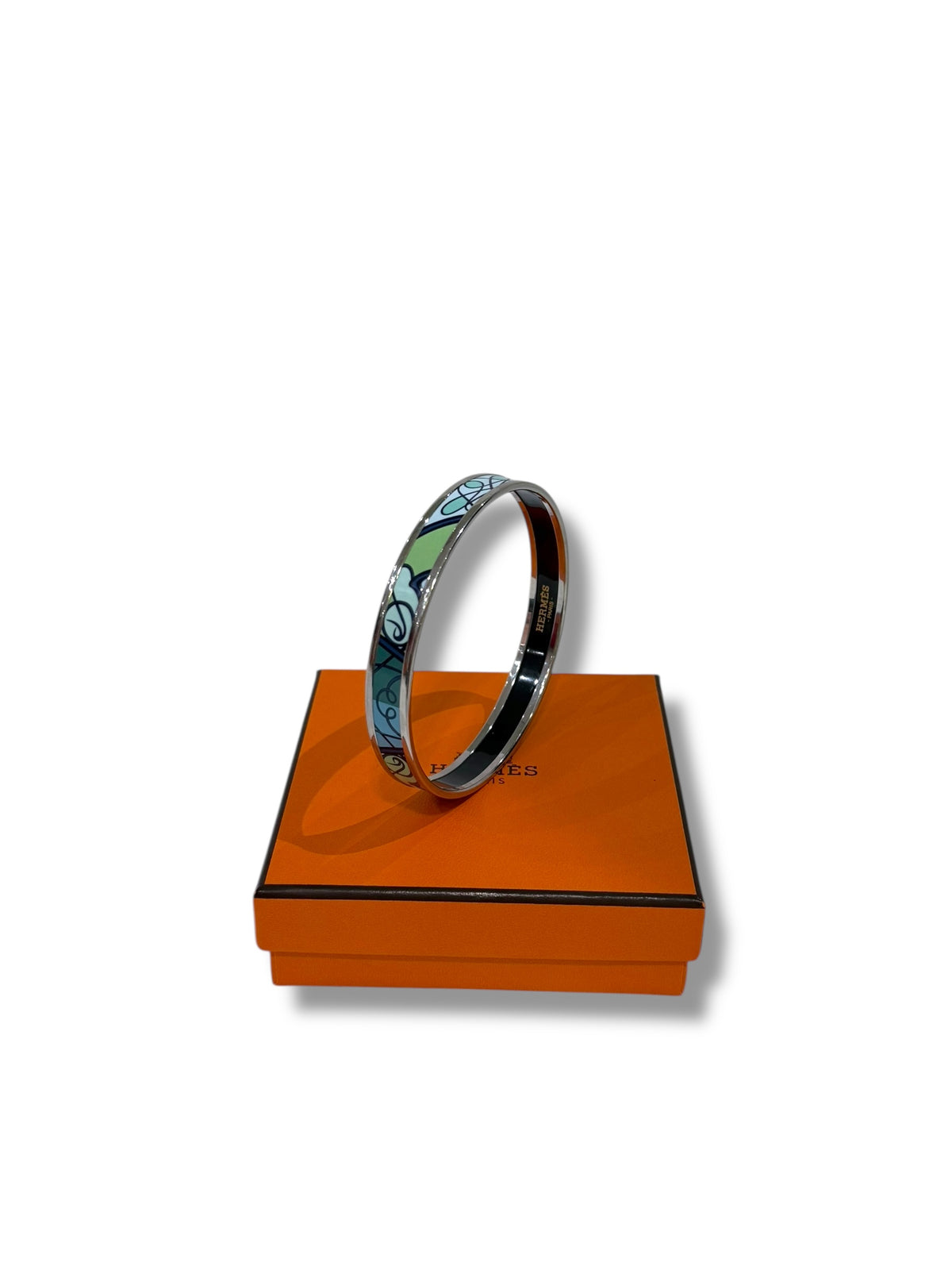 Hermès - Bracciale a fascia in smalto stampato