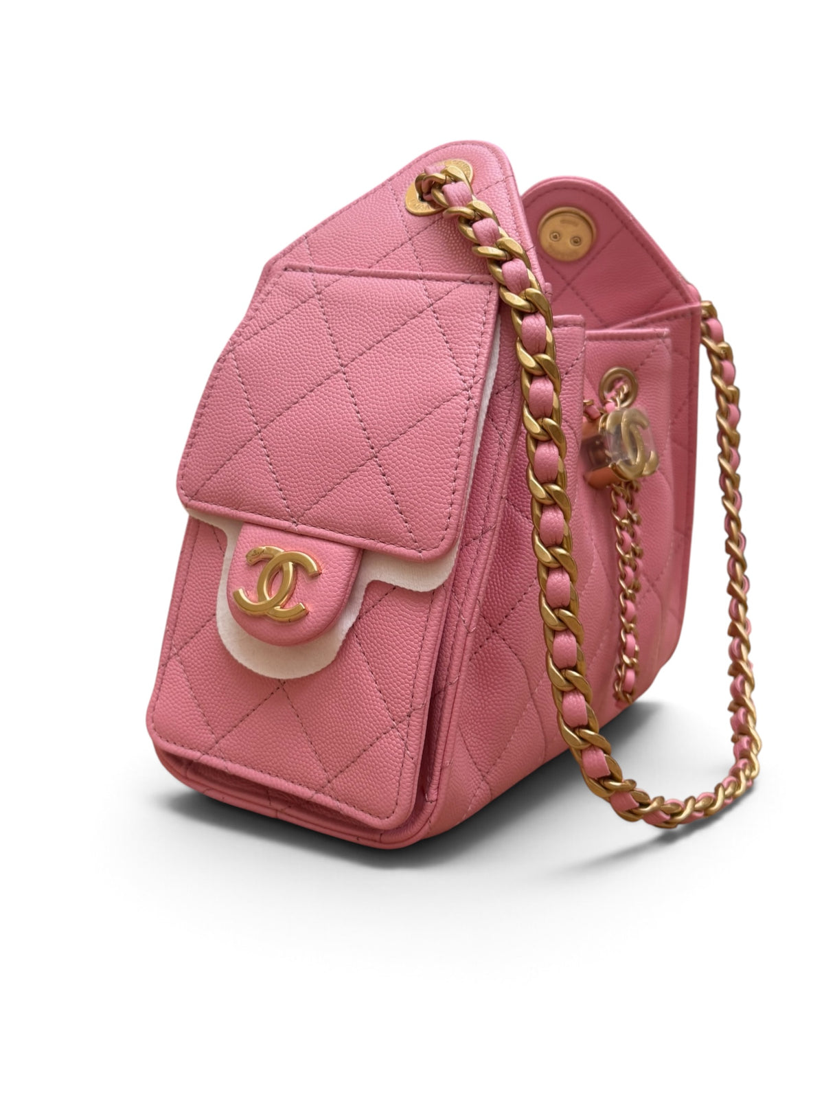 Chanel - Sac hobo 25 mini rose