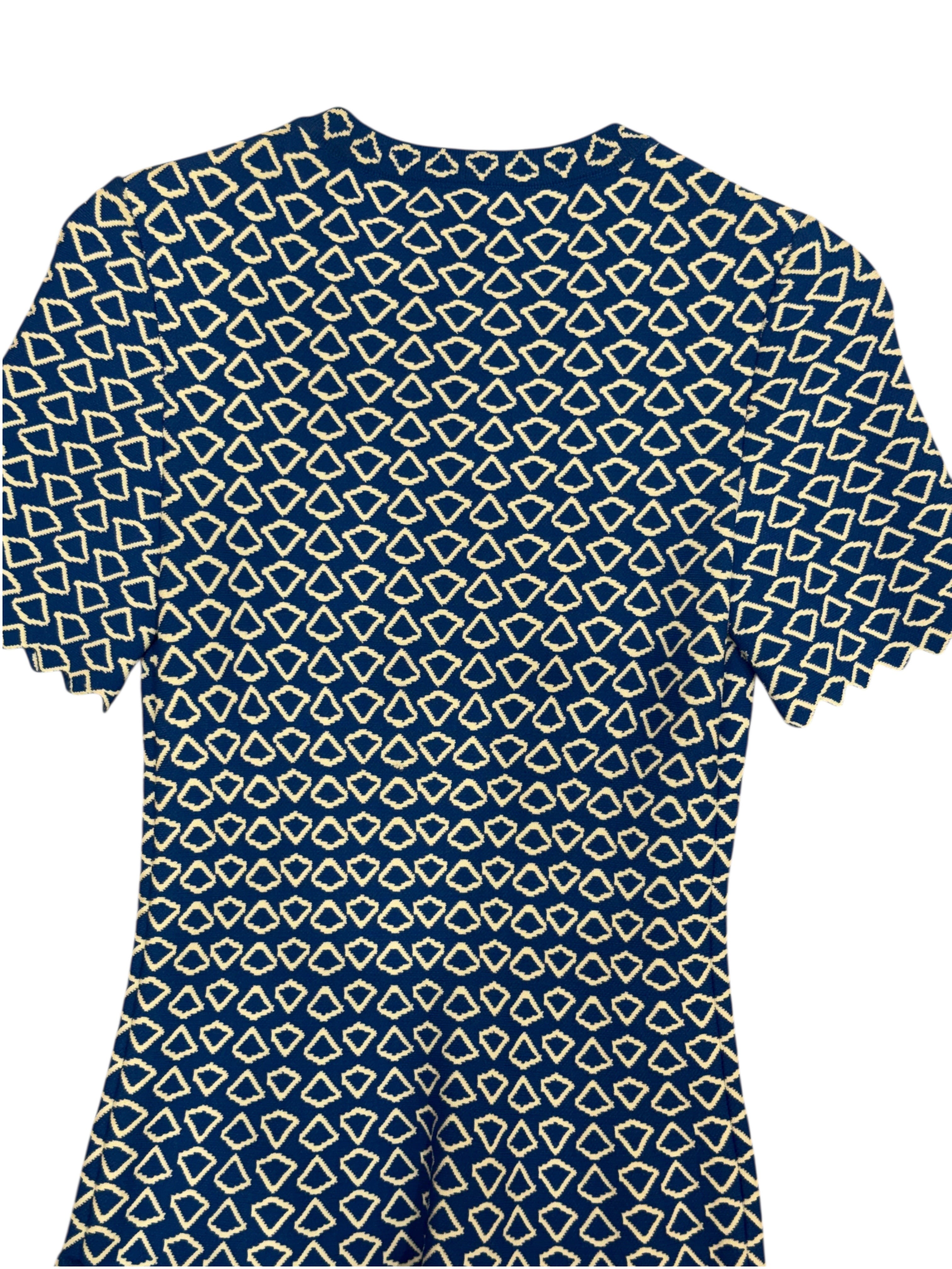 Alaia - Robe bicolore bleu T38