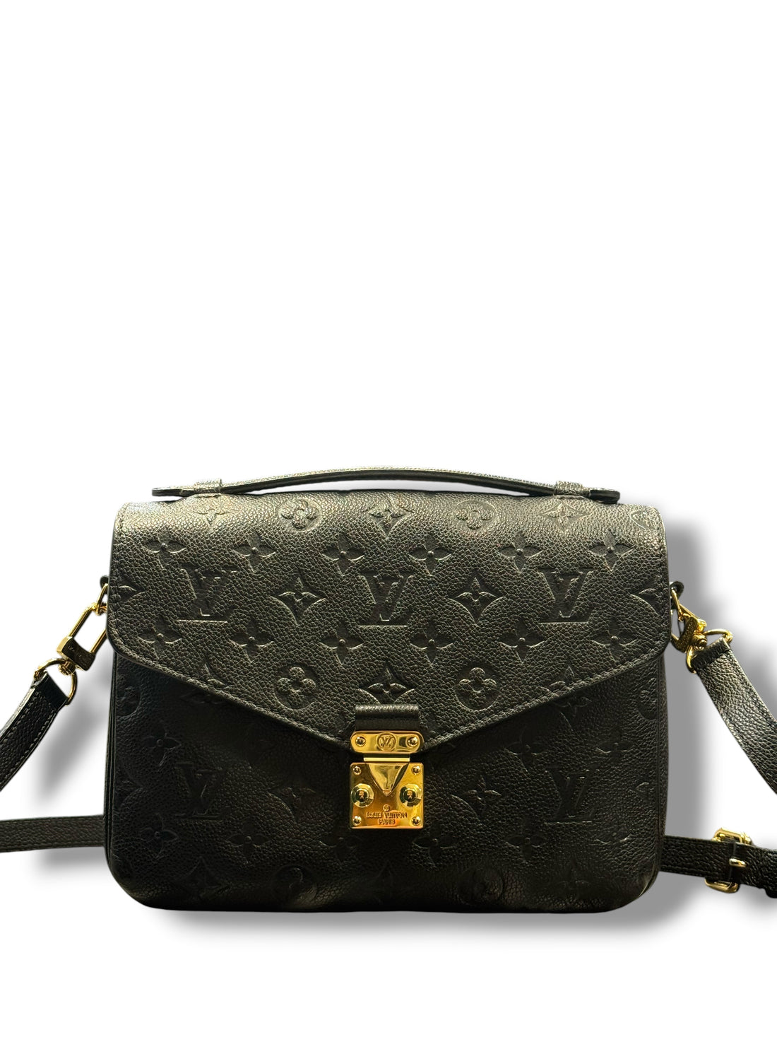Louis Vuitton – Métis aus Empreinte-Leder in Schwarz