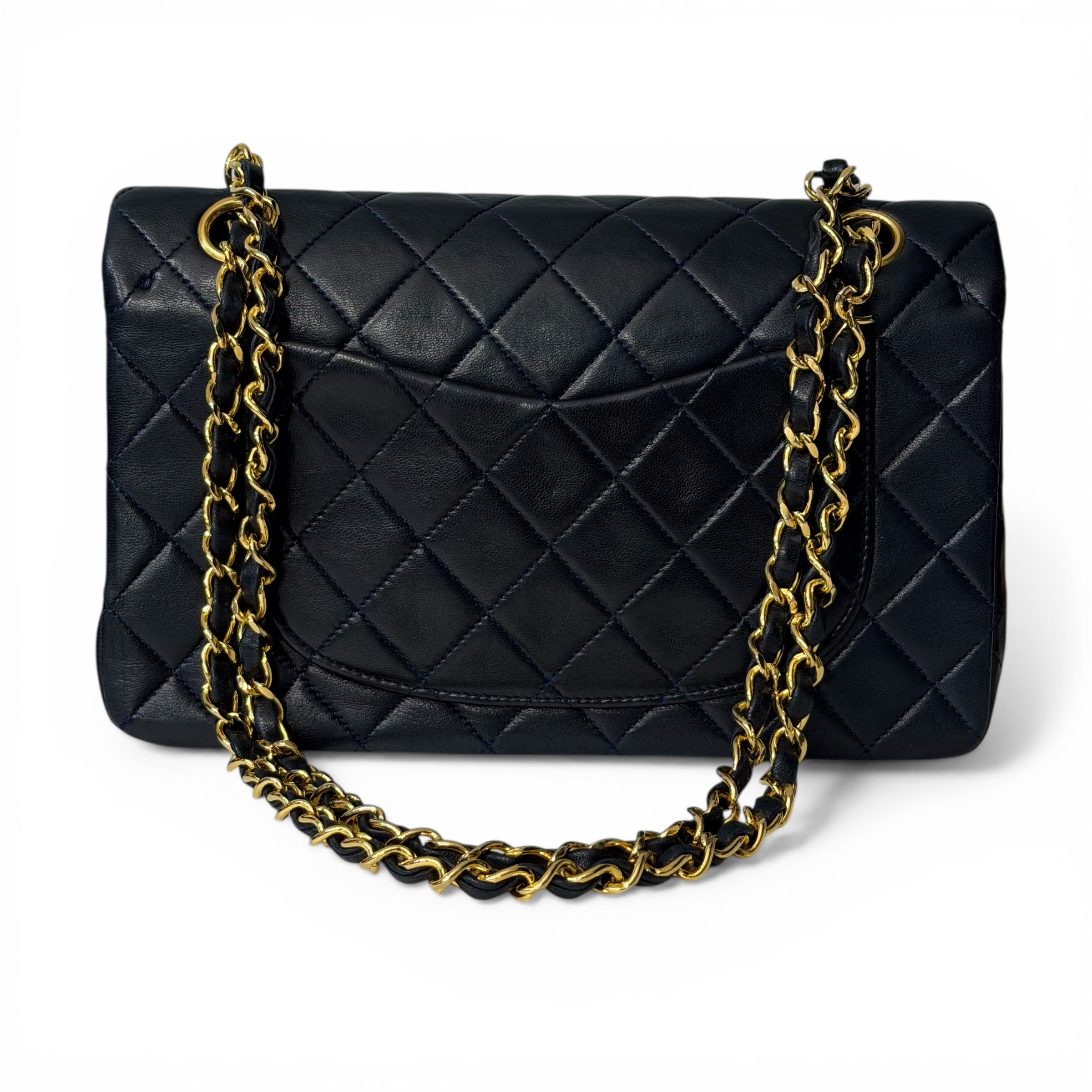 Sac Chanel 11.12 Classique Bleu Marine | Les Folies d’Eugénie