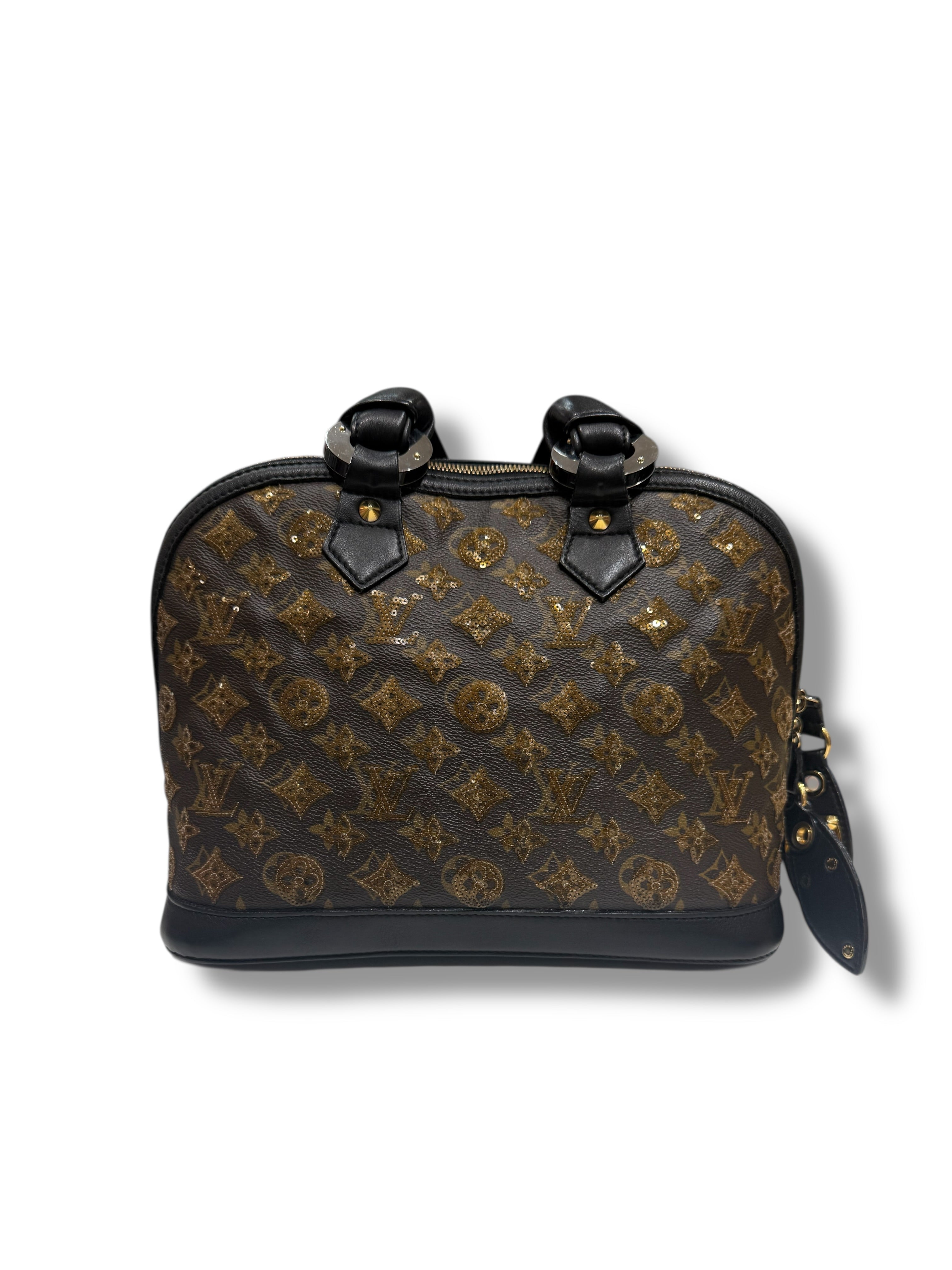 Louis Vuitton - Sac Alma MM monogramme paillettes