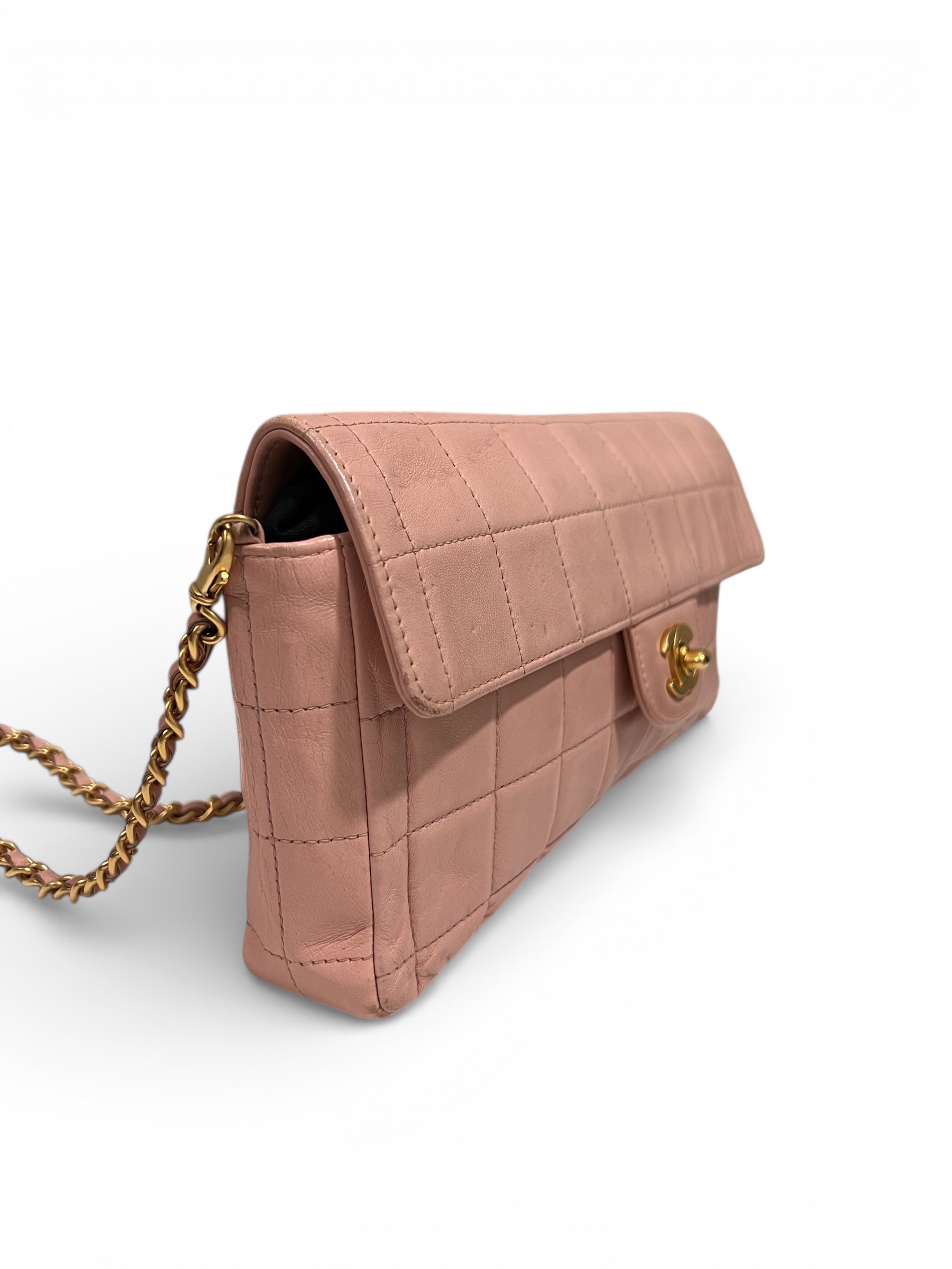 Chanel - Sac baguette collection bar rose pale