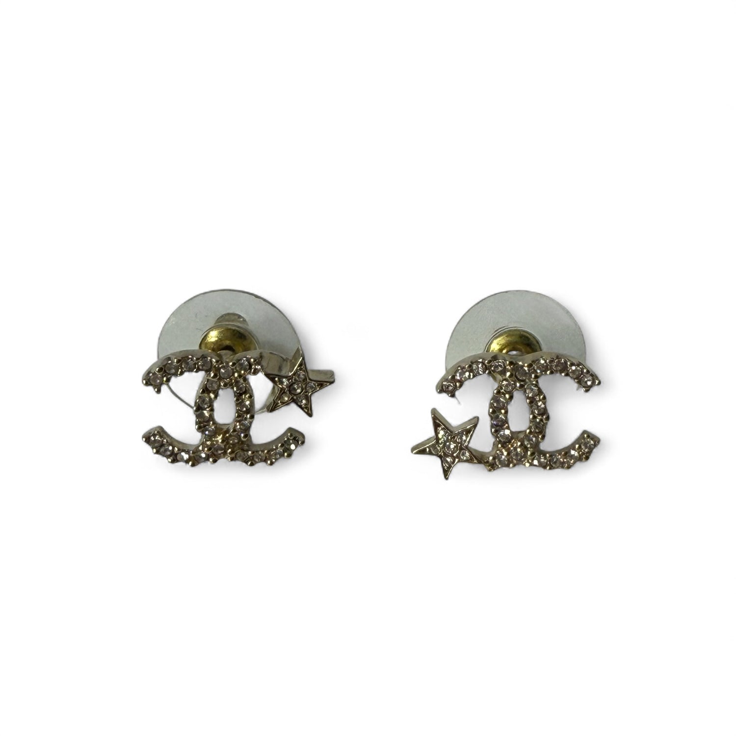 Chanel - Boucles d’oreilles logo