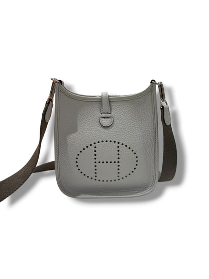Hermès - Sac Evelyne 16 Bleu pâle PHW