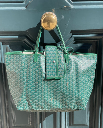 Goyard - Einkaufstasche Saint Louis grün GM