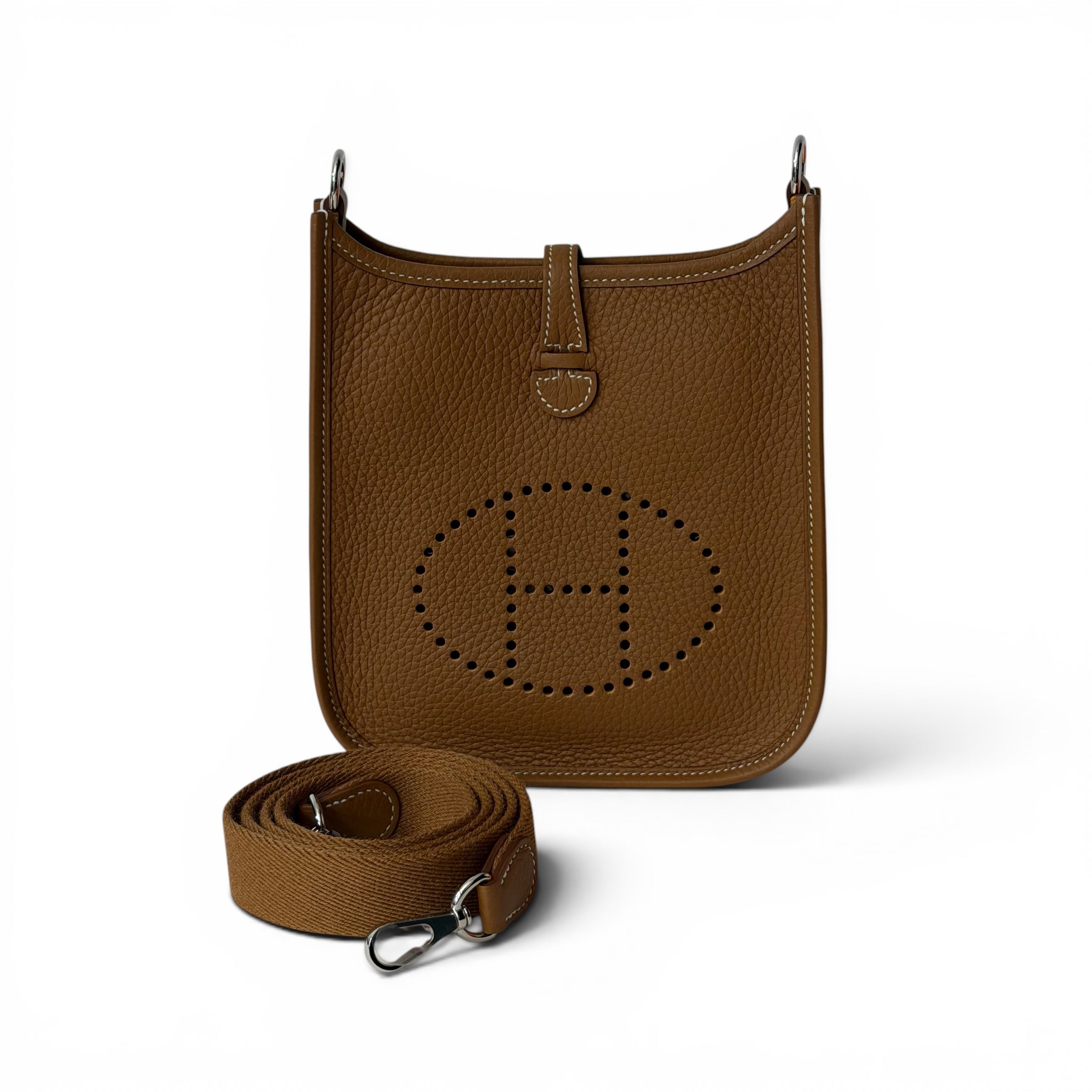 Hermès - Sac Mini Evelyne 16 gold