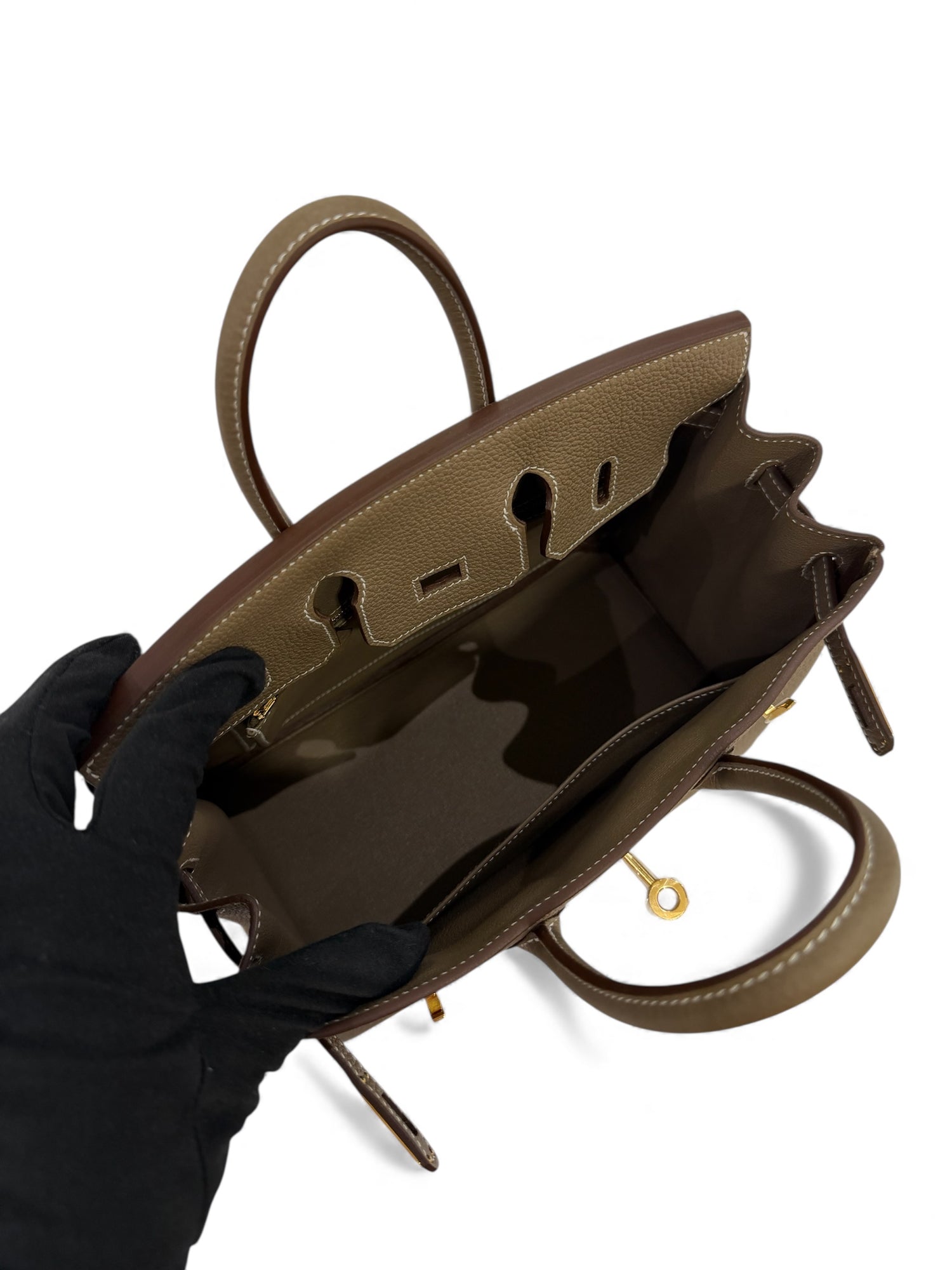 Hermès - Sac Birkin 25 Étoupe