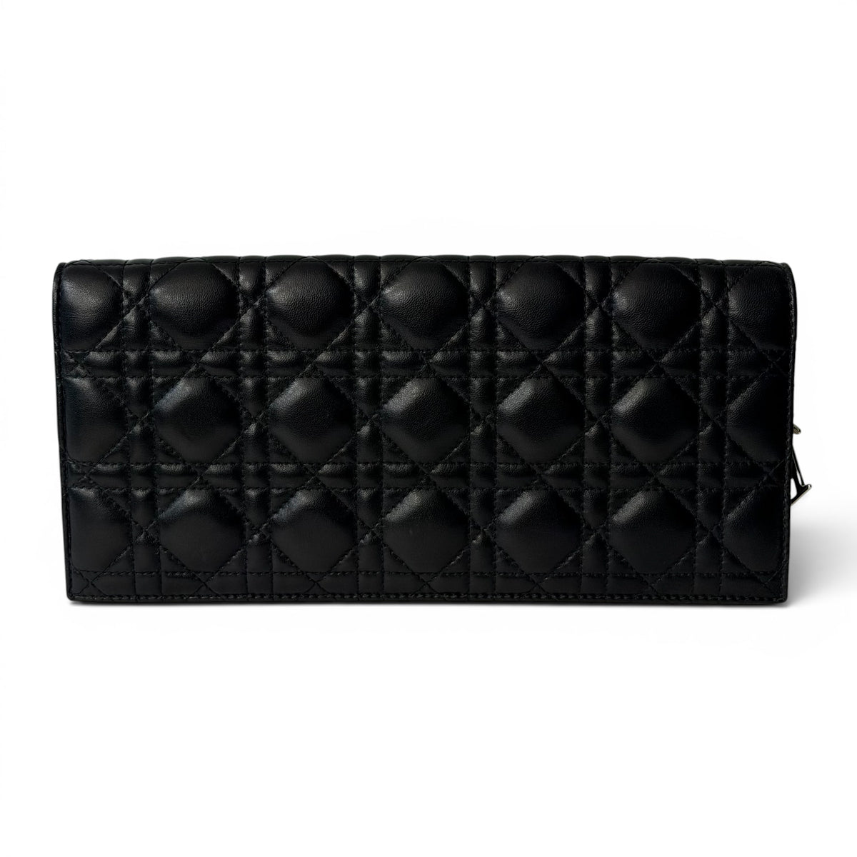 Dior - Pochette Lady Dior en cuir cannage noir
