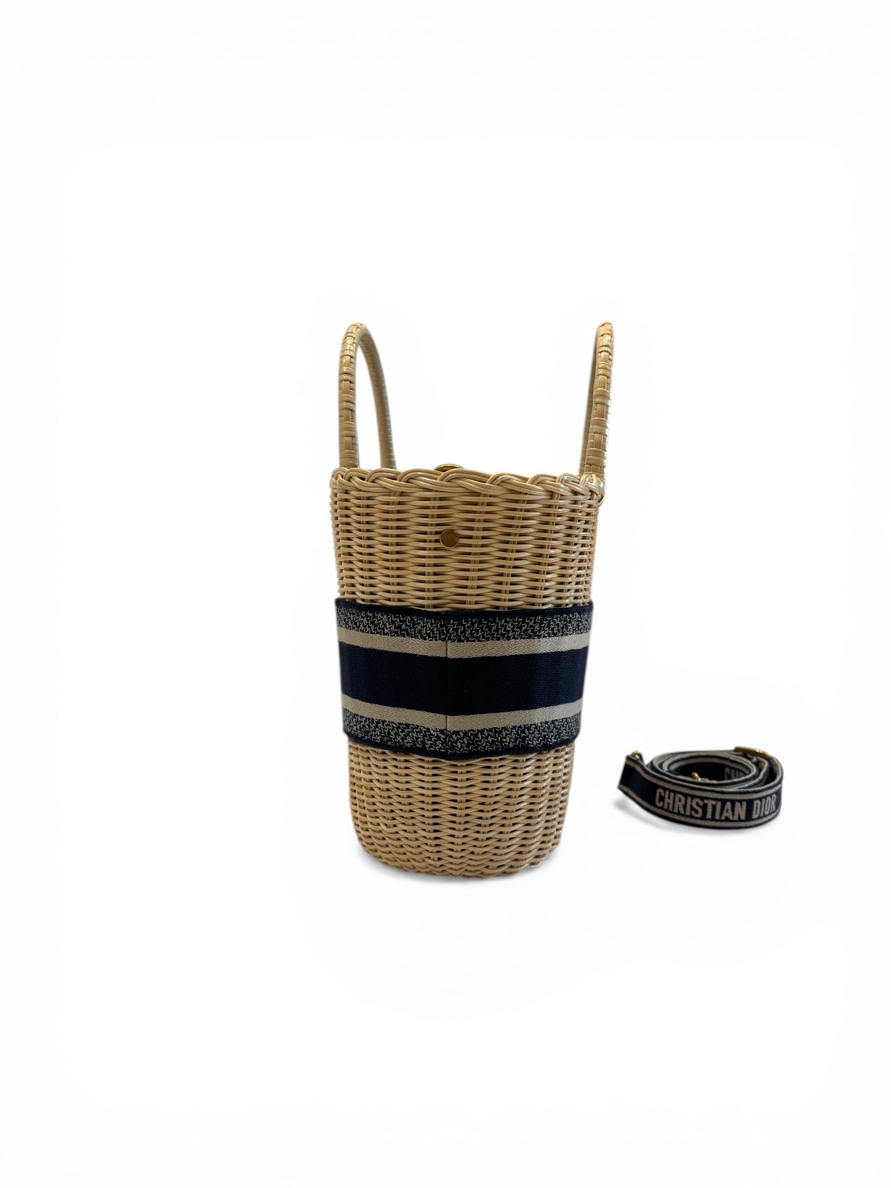 Christian Dior - Sac panier en osier Wicker