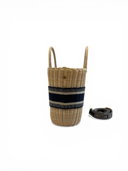 Christian Dior - Sac panier en osier Wicker