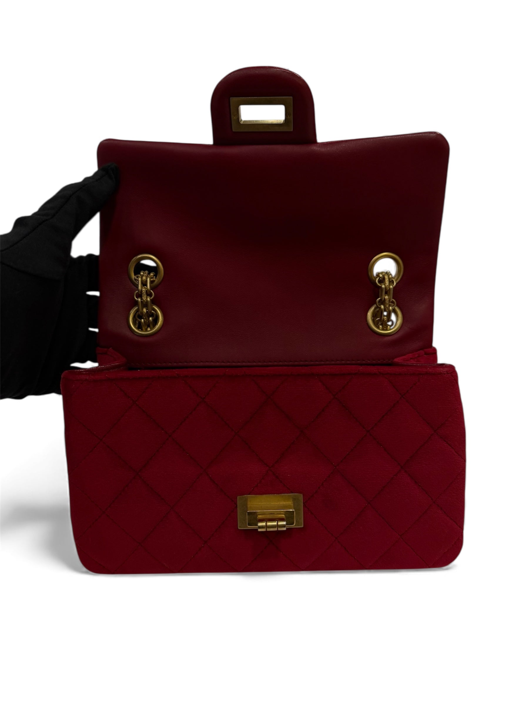Chanel - Borsa Mini 2.55 da 20 cm in velluto