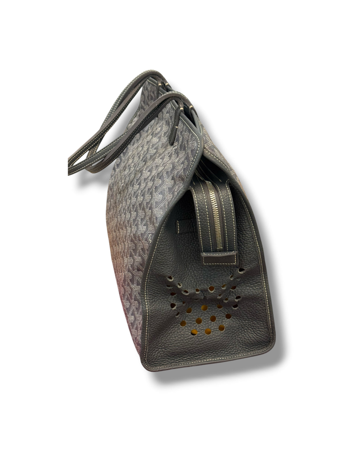 Goyard – Hundetasche aus grauem Canvas