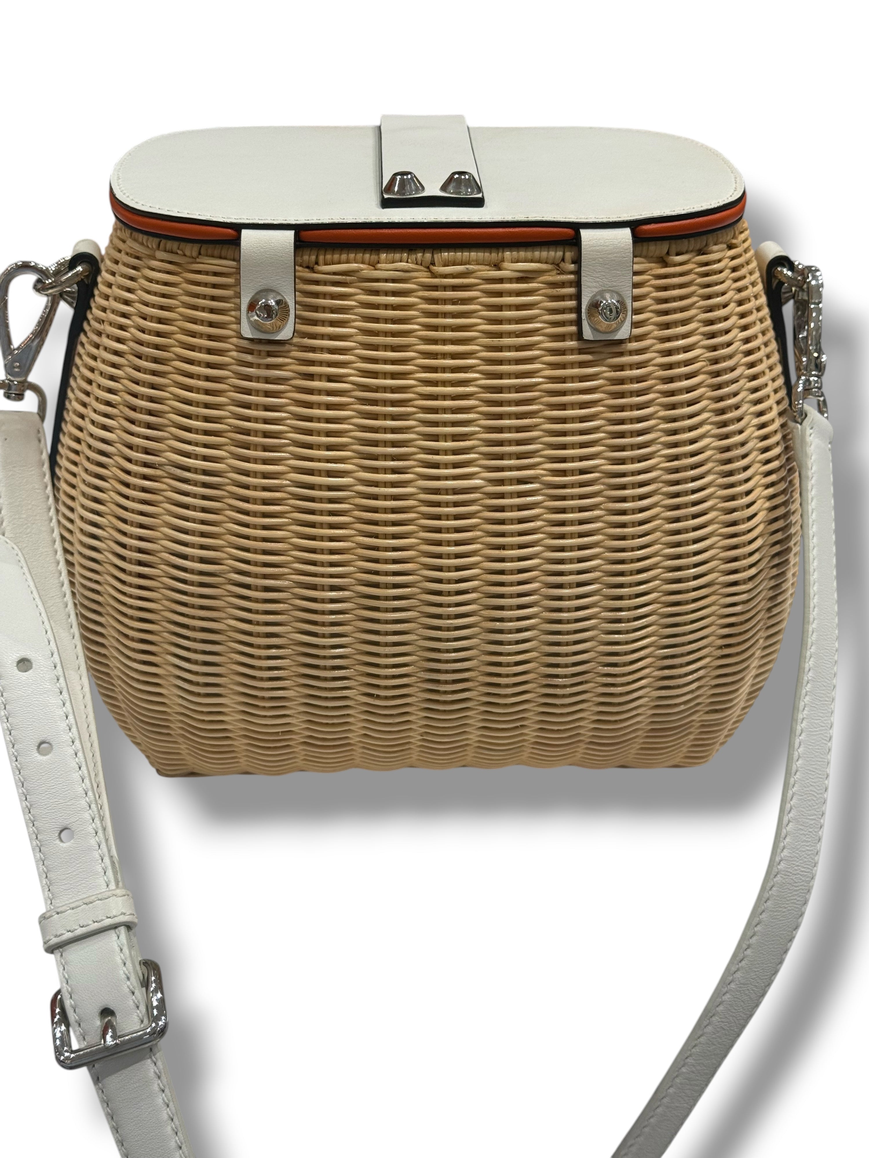 Prada - Sac Midollino beige
