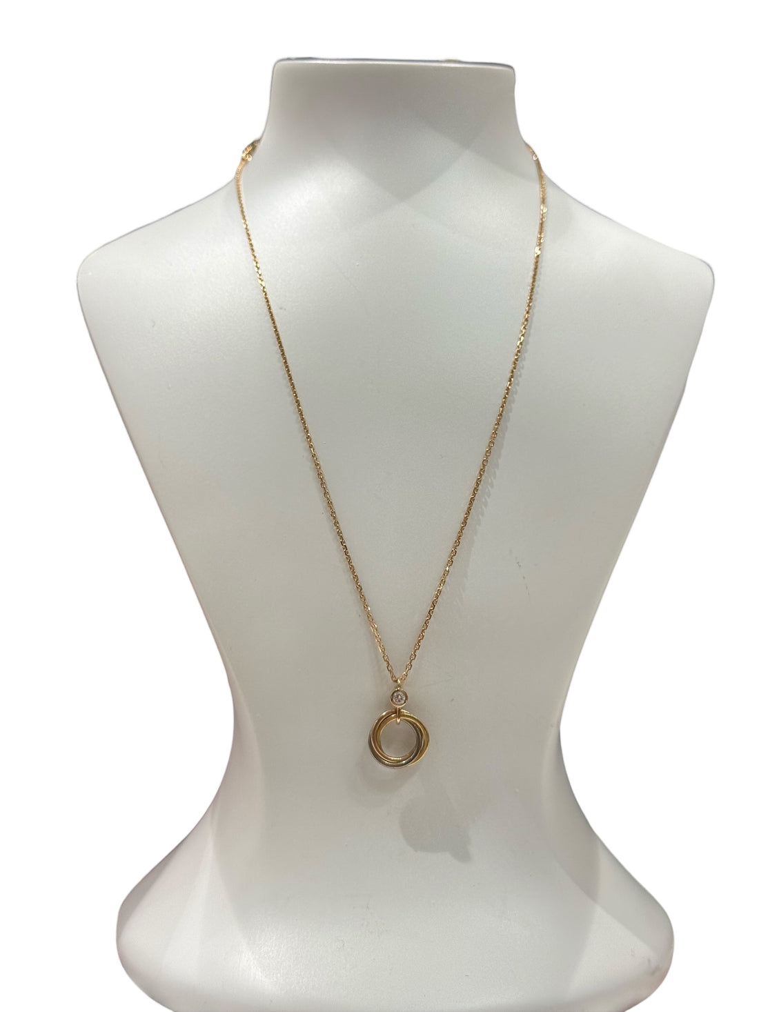 Cartier - Collier Pendentif Trinity avec diamant