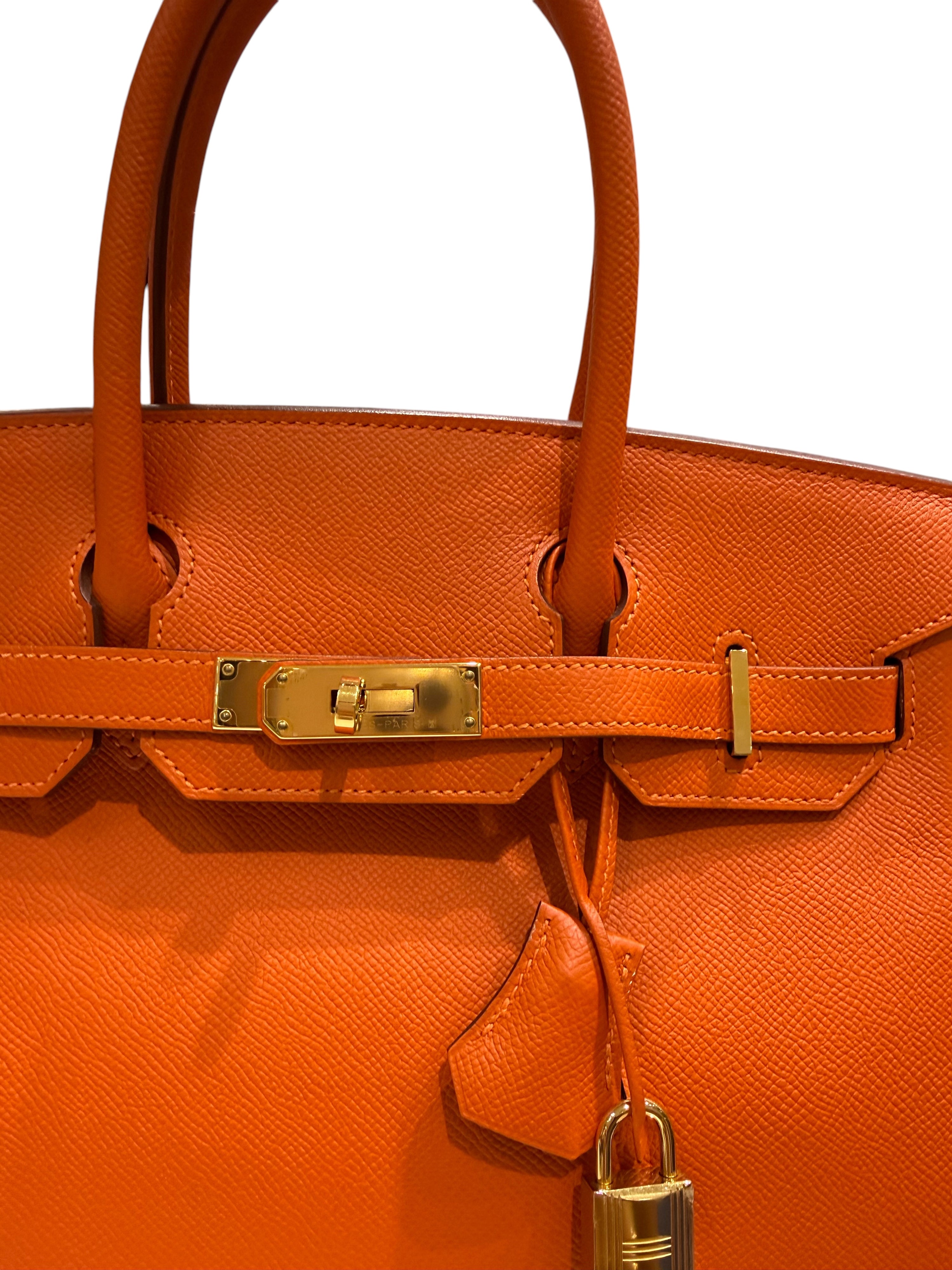 Hermès - Sac Birkin 30 Orange H (2016)