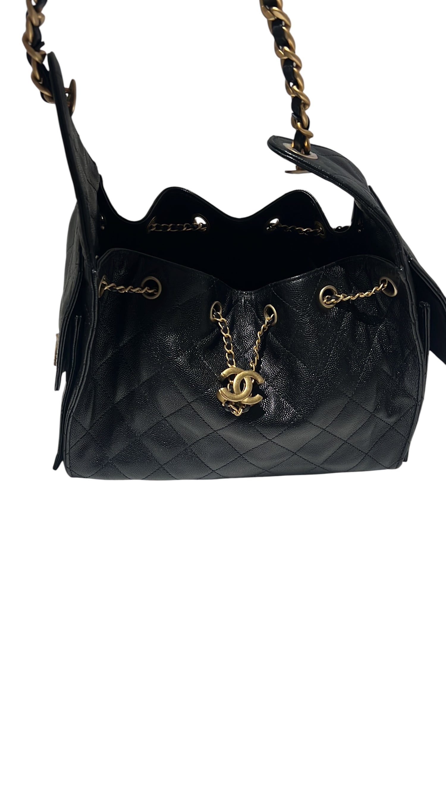 Chanel - sac 25 small cuir noir