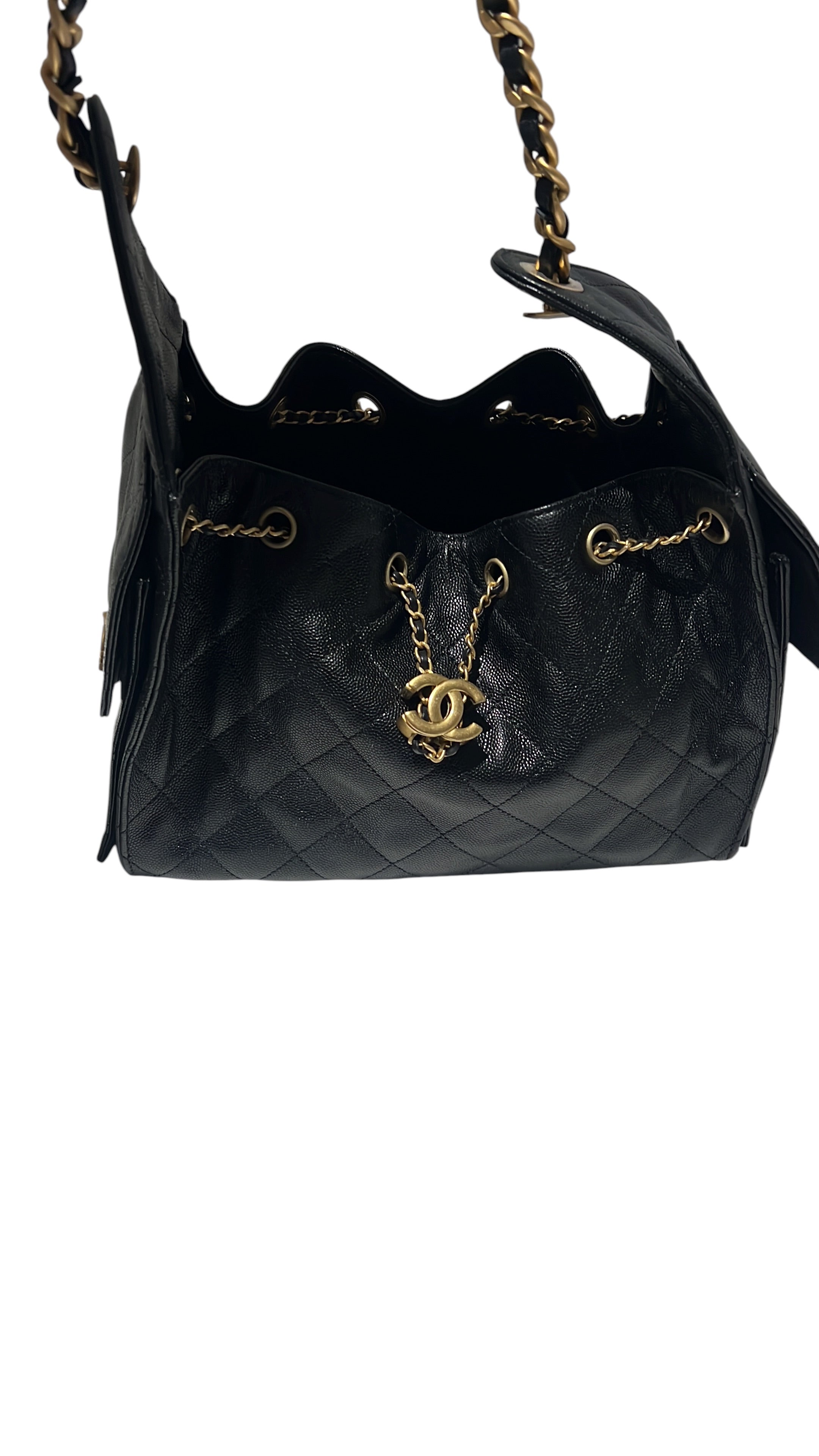 Chanel - sac 25 small cuir noir