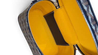 Goyard - Mini vanity toile jacquard bleu