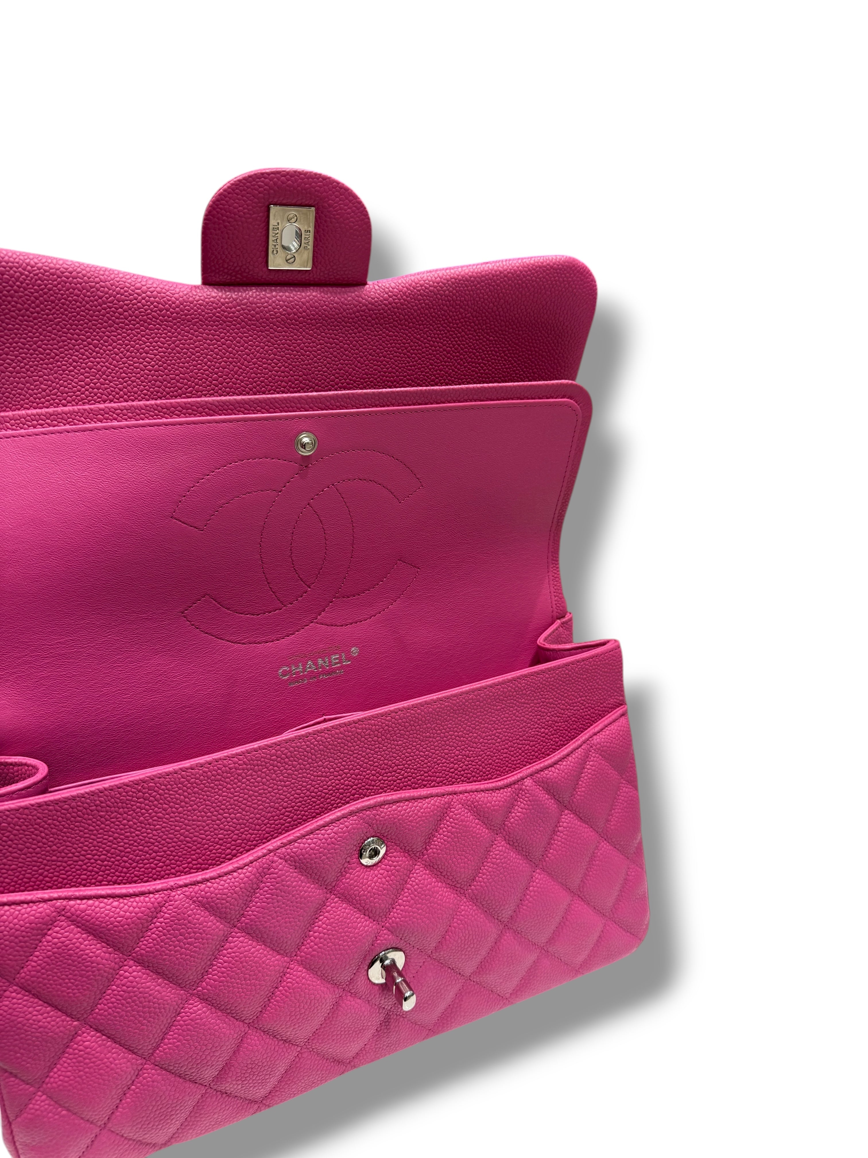 Chanel - Sac 11.12 Classique Rose Framboise