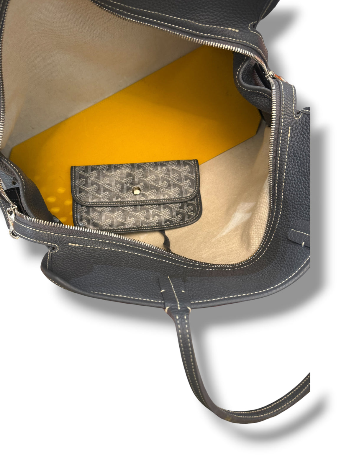 Goyard – Hundetasche aus grauem Canvas