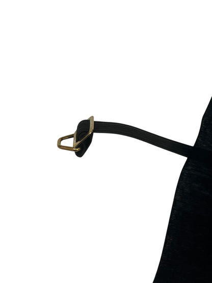 Saint Laurent Collier-Cravate Noeud Noir | Les Folies d’Eugénie