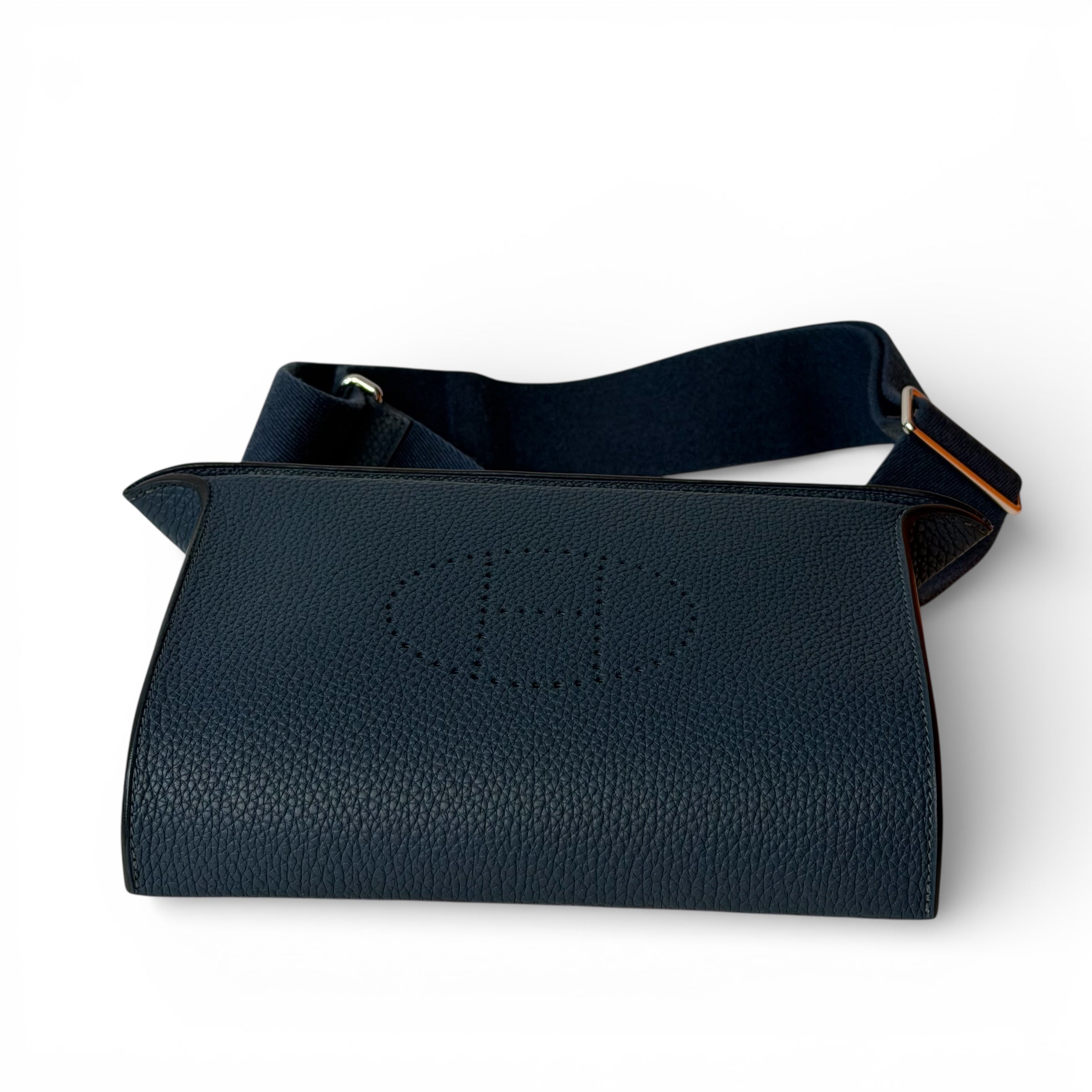 Hermès - Sac Videpoches bleu marine