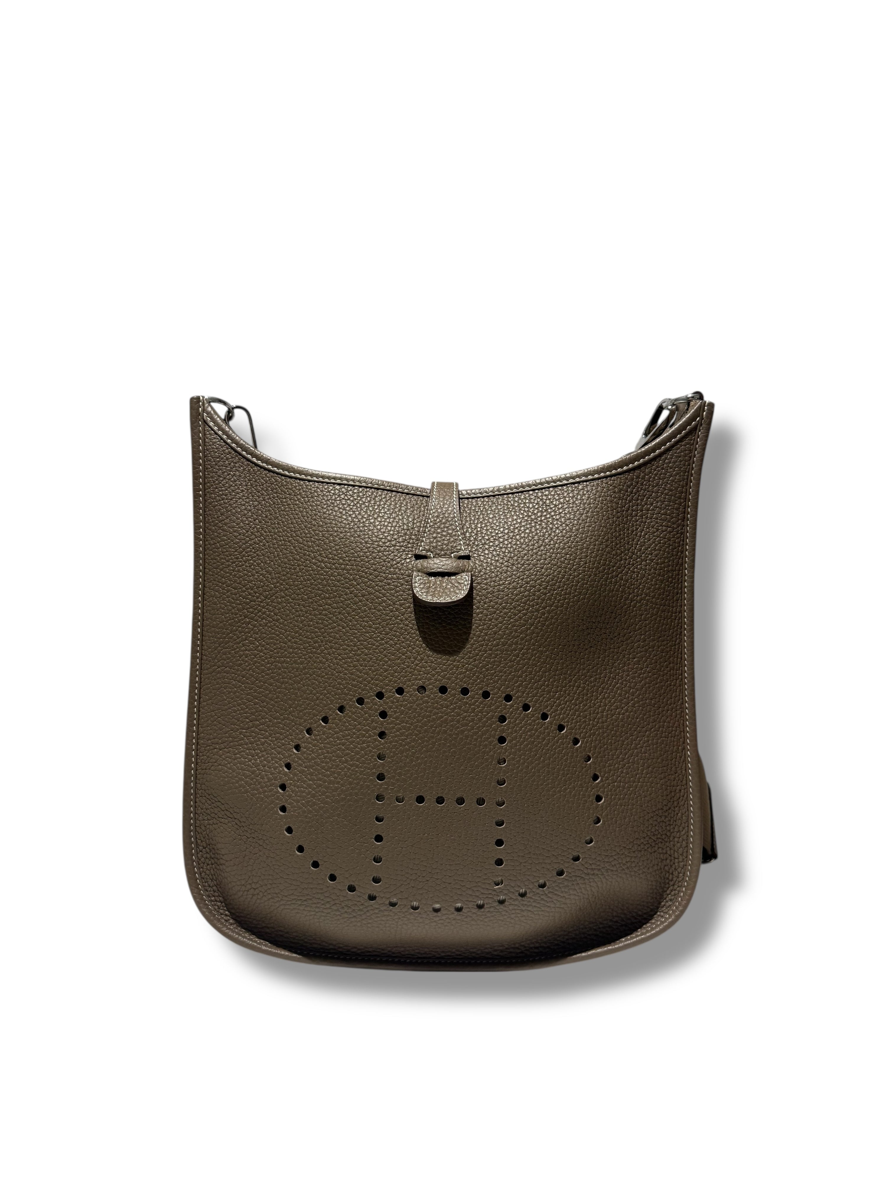 Hermès - Sac Evelyne III 29 Étoupe | Les Folies d’Eugénie