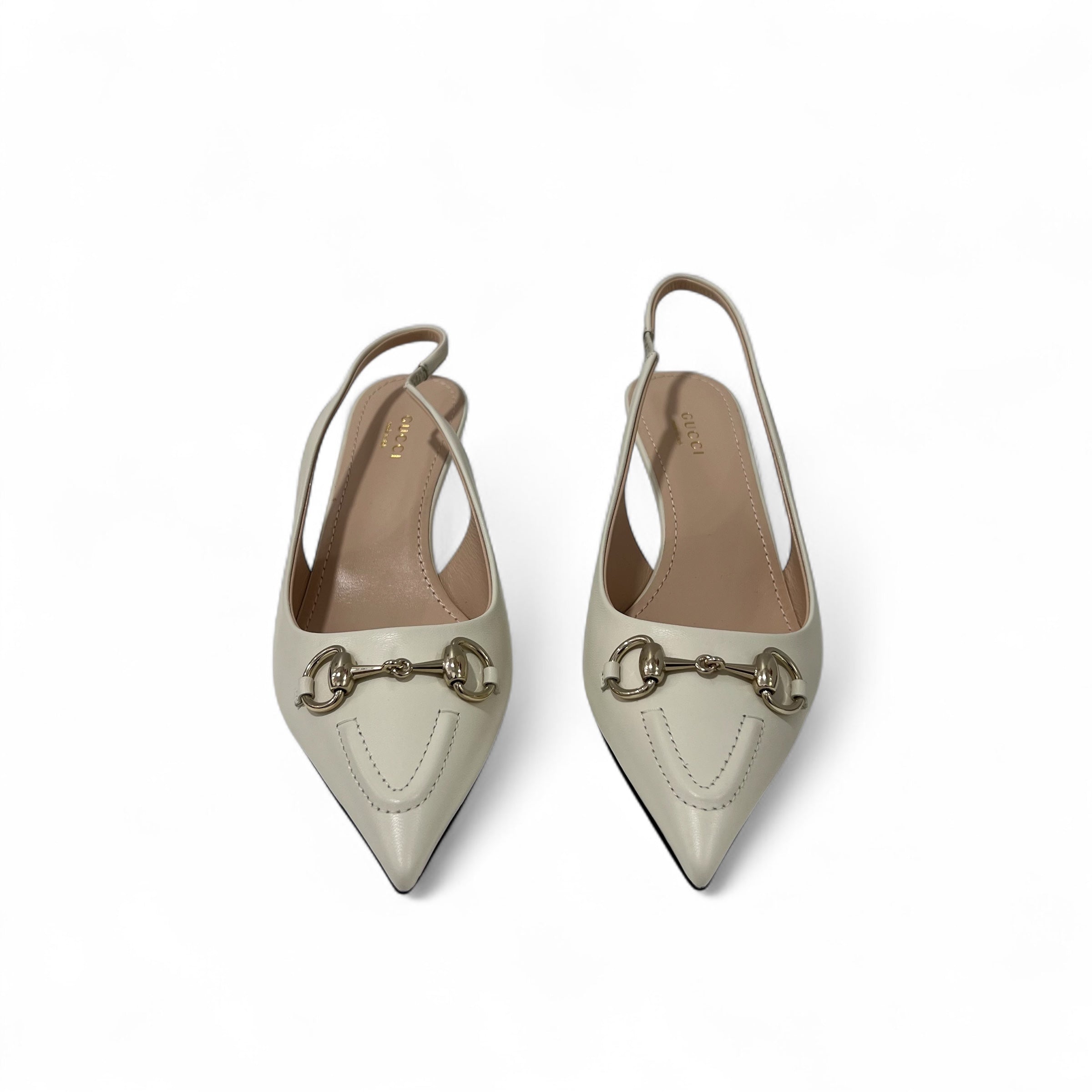 Gucci - Elfenbeinfarbene Pumps Gr.39