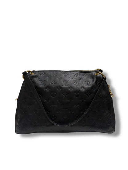 Louis Vuitton - Sac Ponthieu cuir empreintes noir
