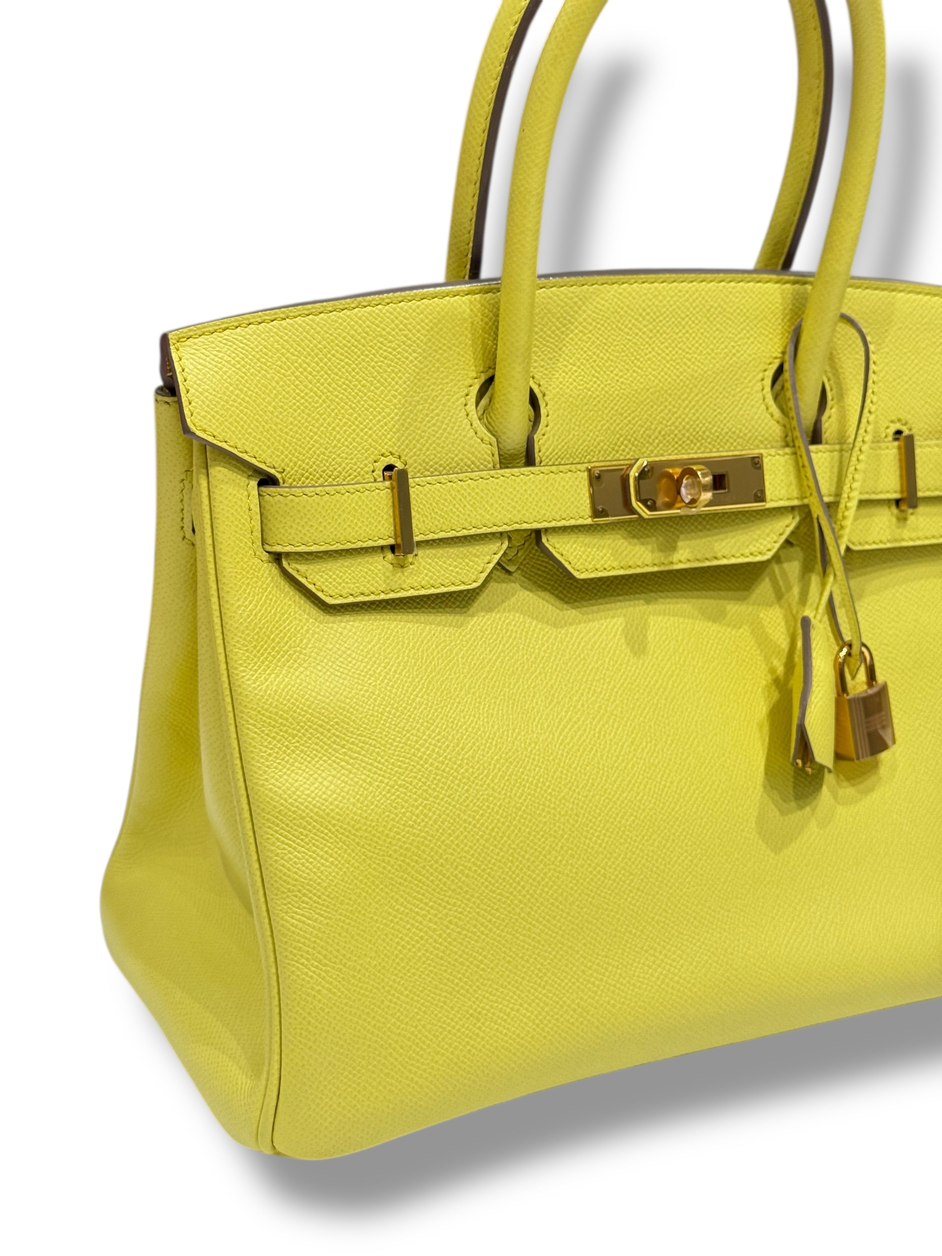 Hermès - Birkin 30 Lime Epsom GHW