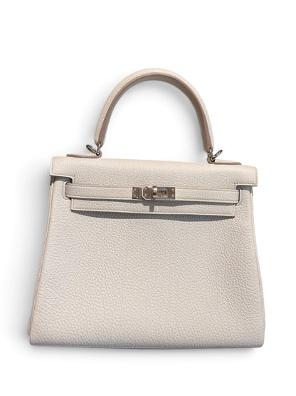 Hermès - Sac Kelly 25 Togo Béton