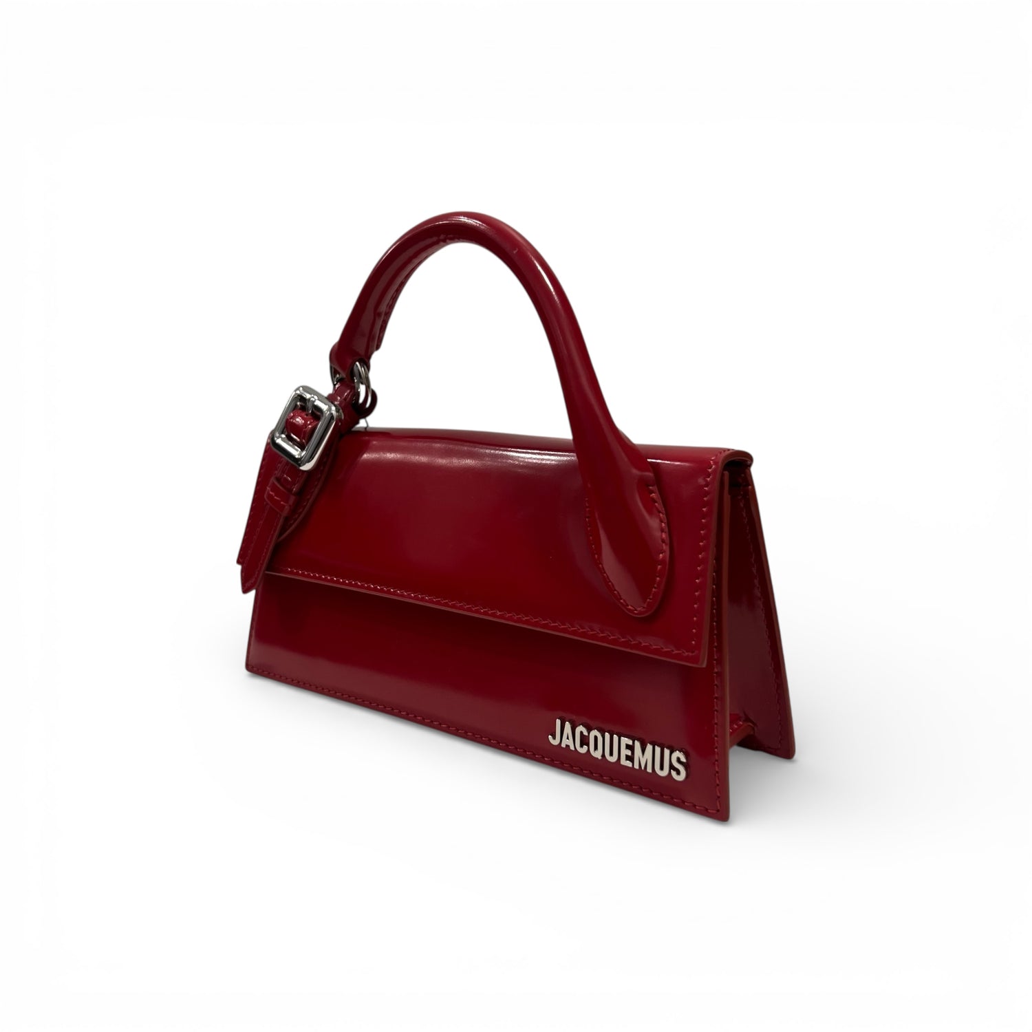 Jacquemus - Sac Chiquito long rouge vernis