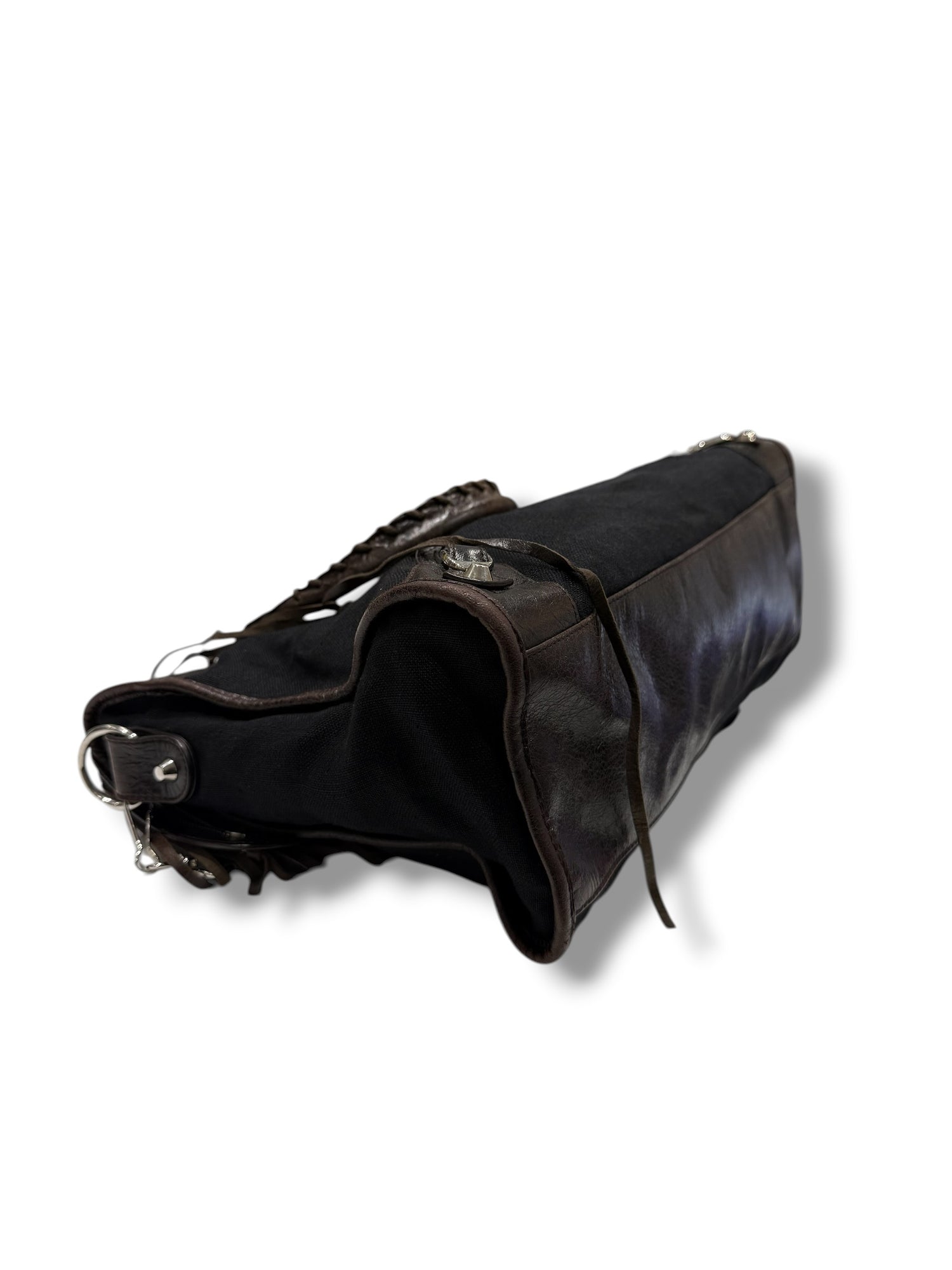 Balenciaga - Sac city avec bandoulière en cuir et toile
