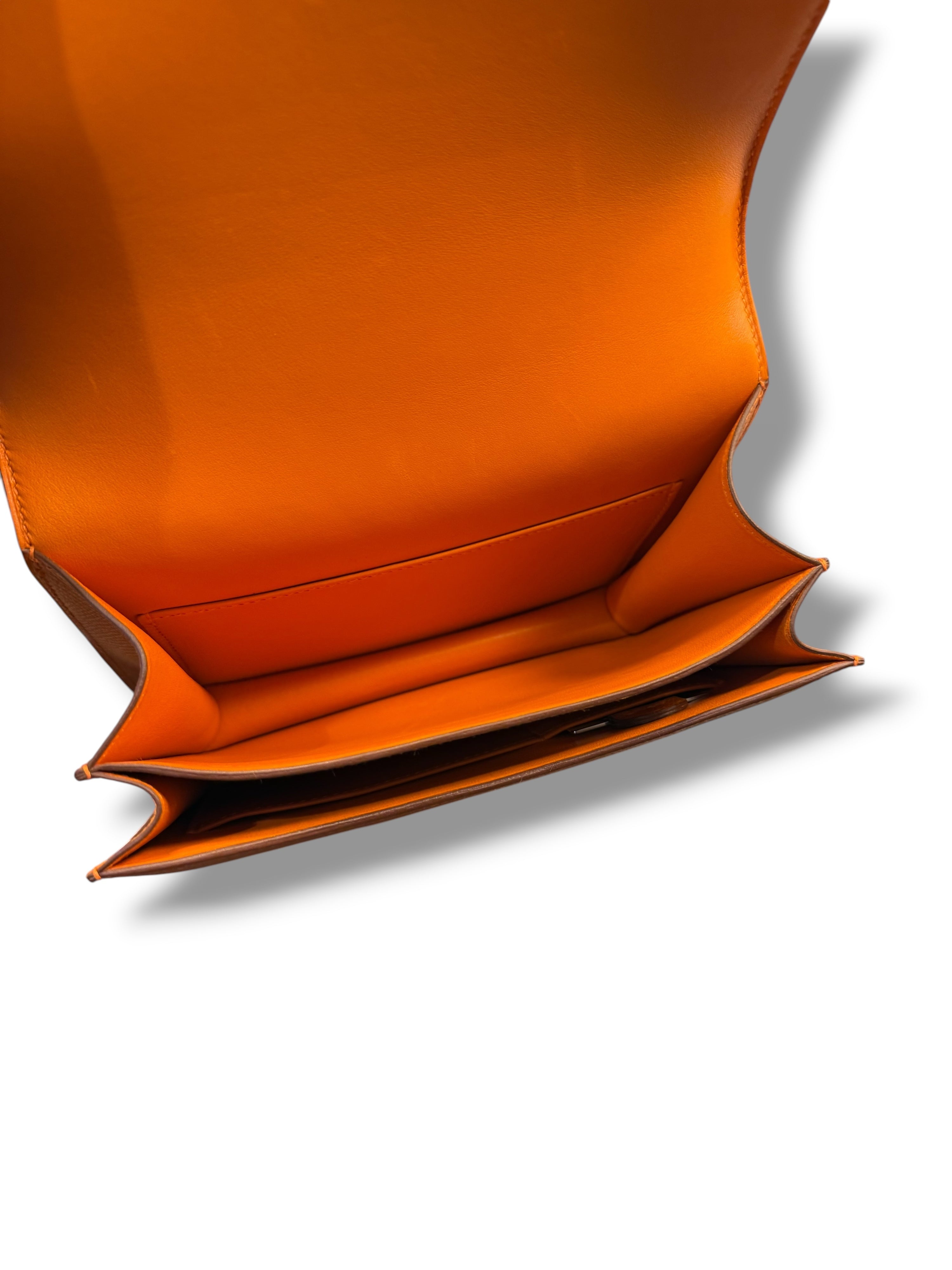 Hermès - Sac Constance 18 Epsom Orange H