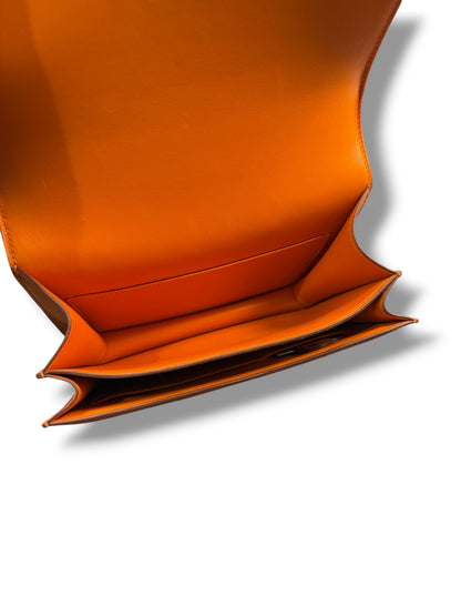 Hermès - Sac Constance 18 Epsom Orange H