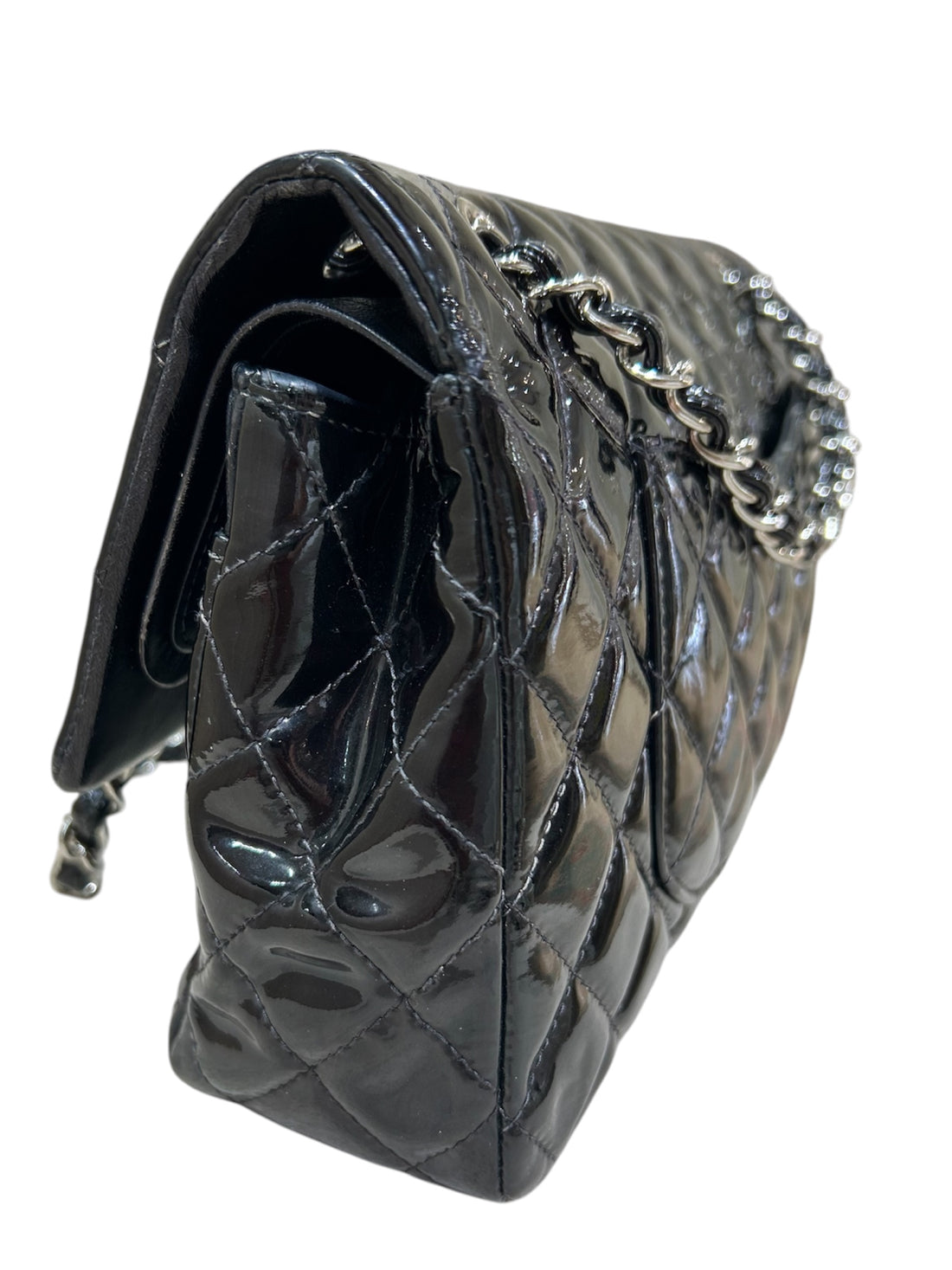 Chanel - Timeless classique noir vernis