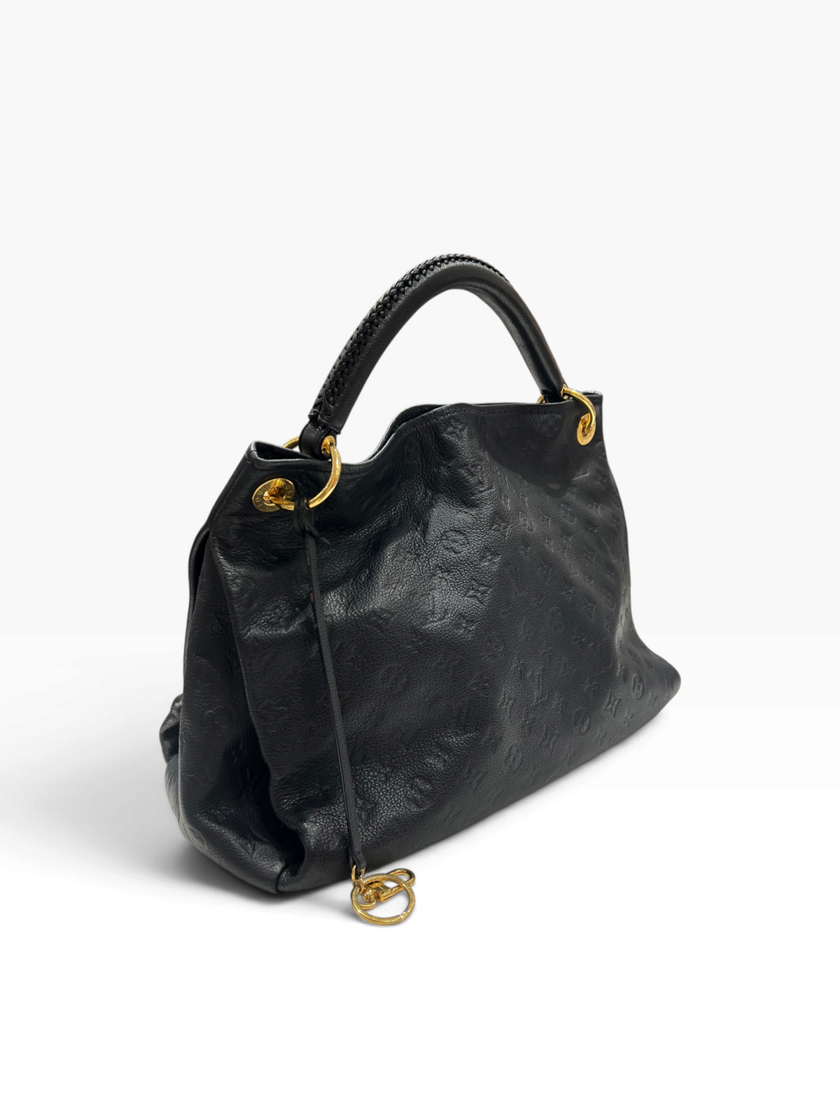 Louis Vuitton - sac Artsy cuir empreinte bleu navy