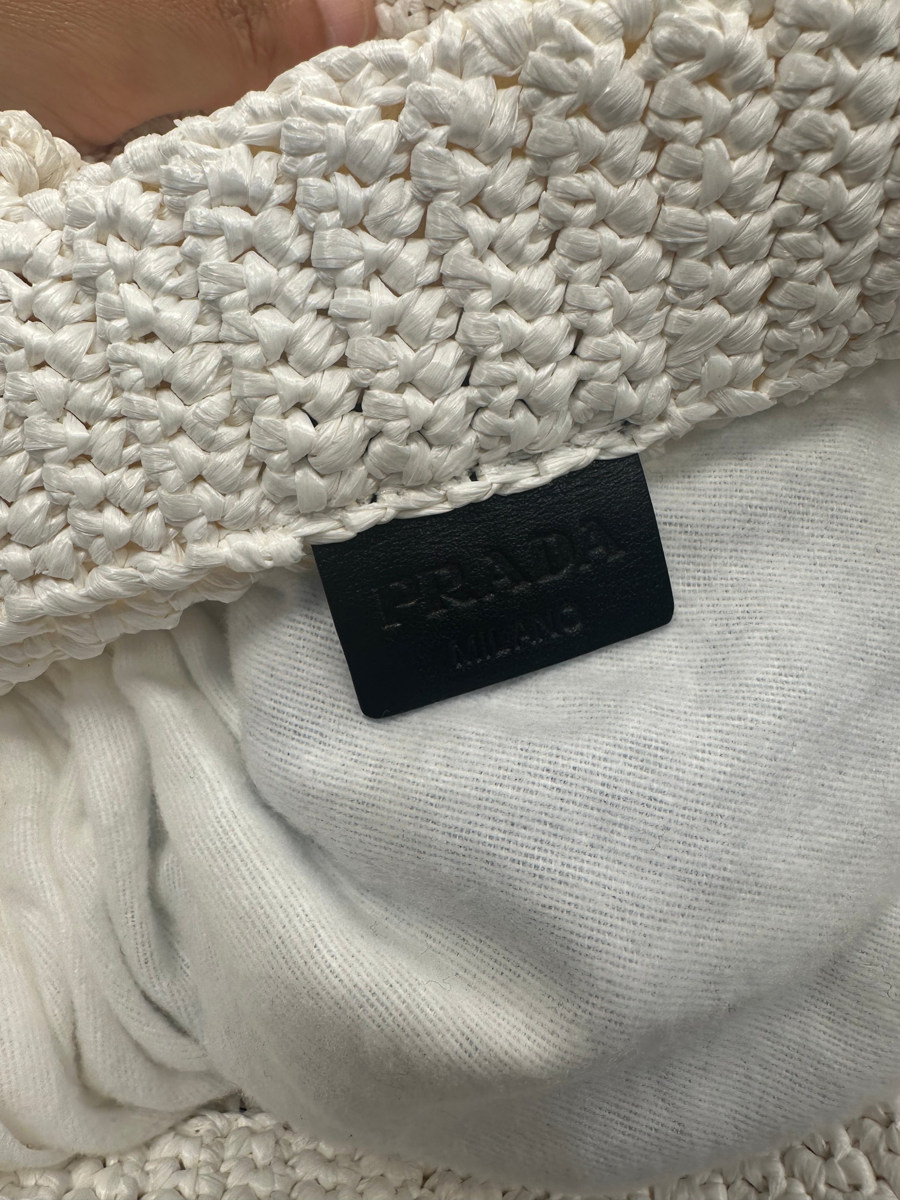 Prada - Sac Tote naturel PM