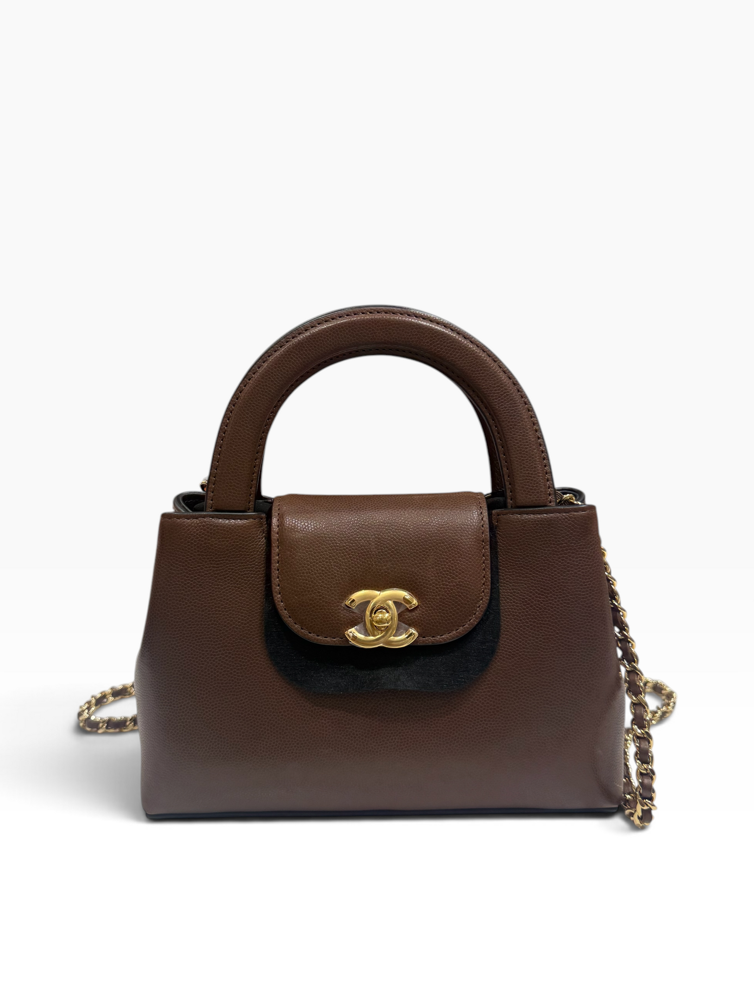Chanel - Sac Kelly petit shopping édition en cuir Barenia