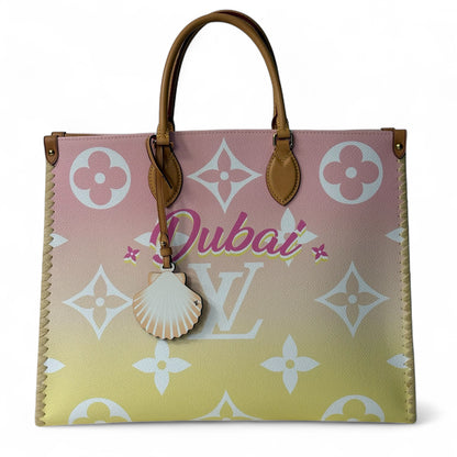 Louis Vuitton - Sac cabas on the go édition limitée Dubaï