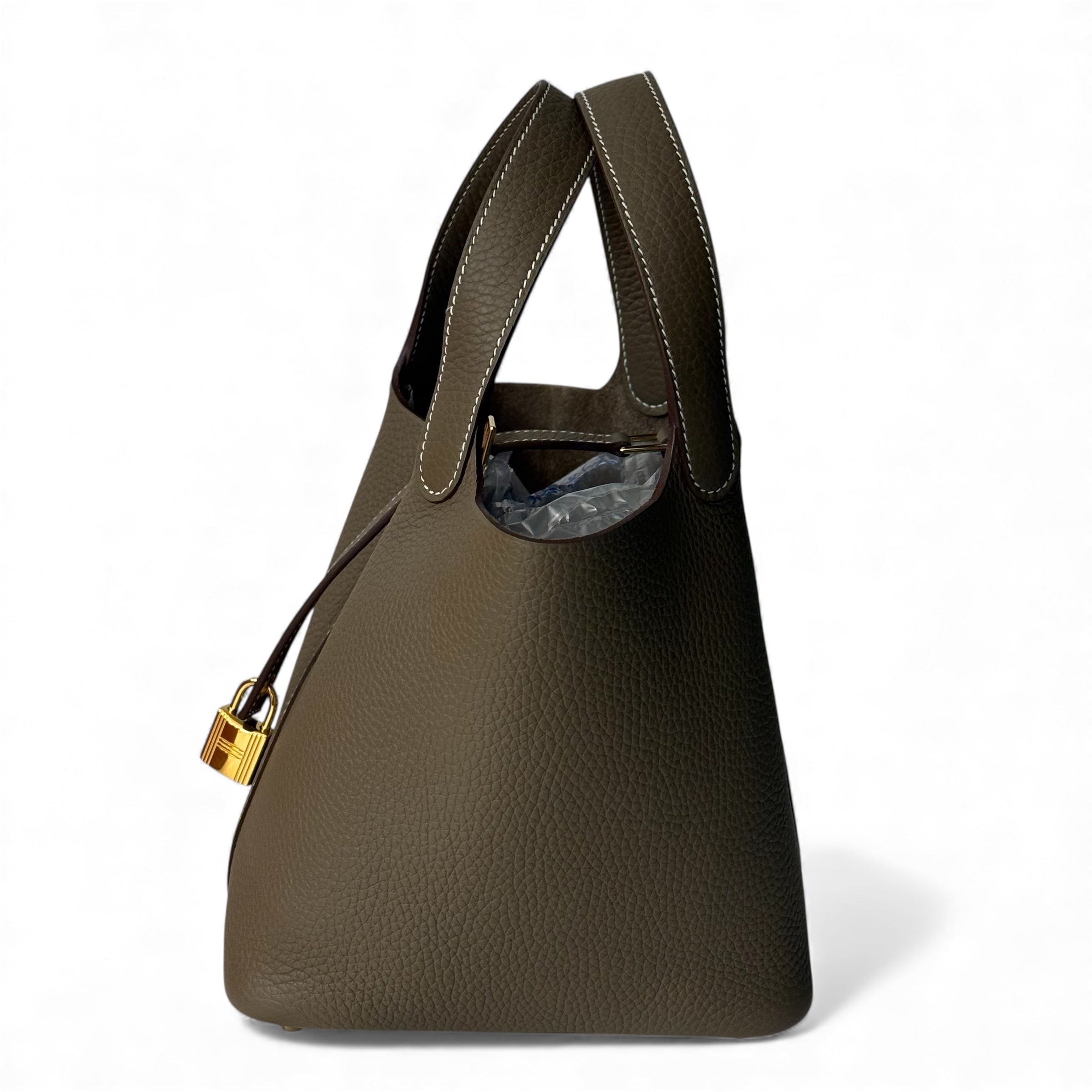 Hermès - Sac Picotin étoupe