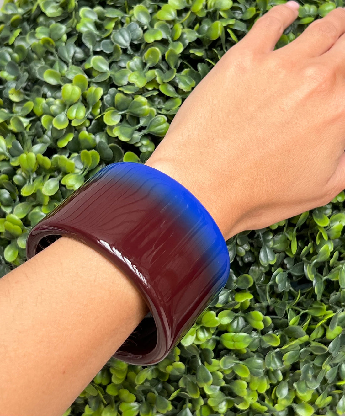 Hermès - Bracelet en résine laquée