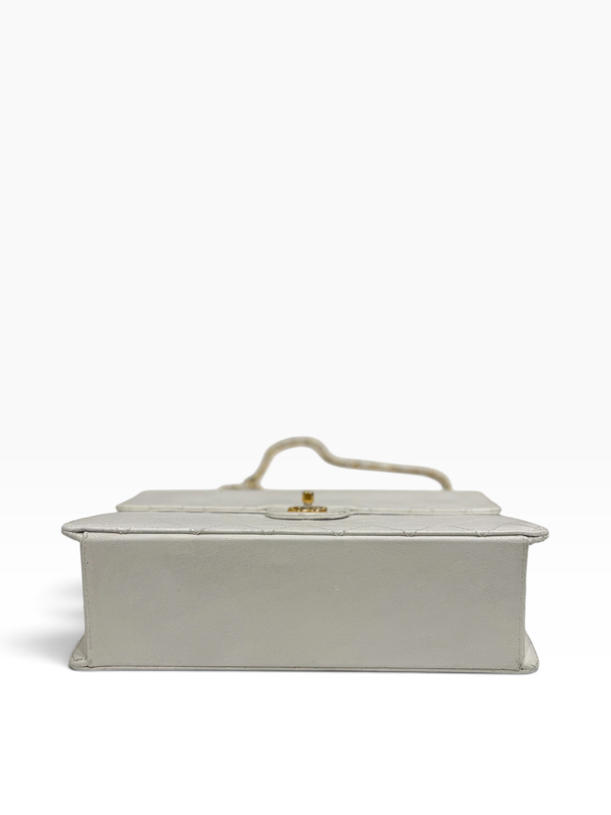 Chanel - Sac Timeless square blanc