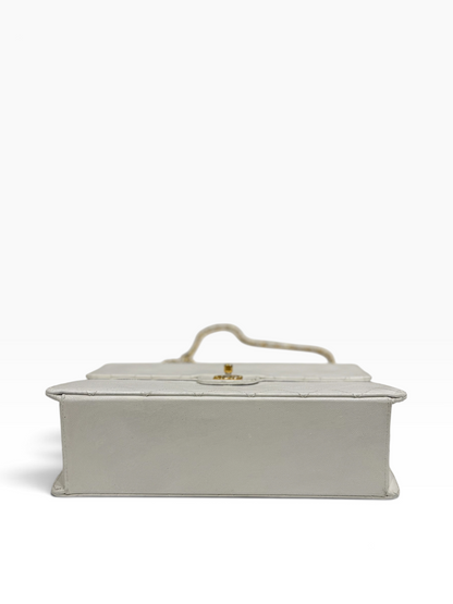 Chanel - Sac Timeless square blanc