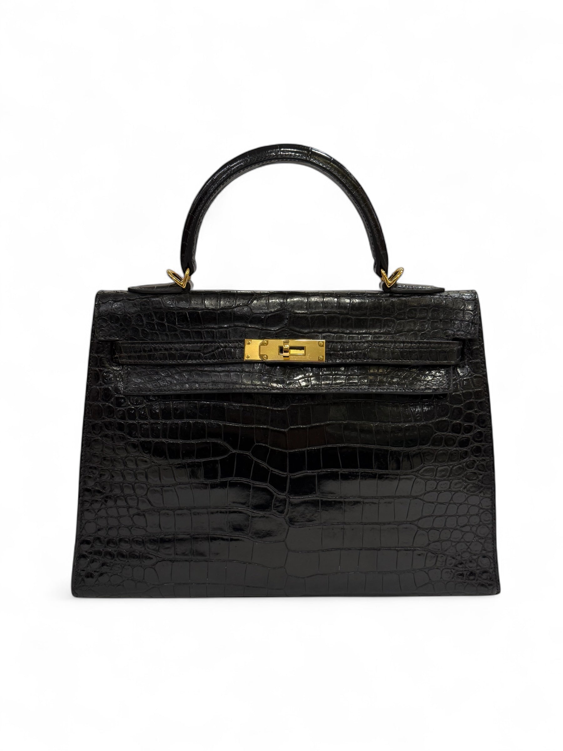 Hermès - Borsa Kelly 32 in coccodrillo