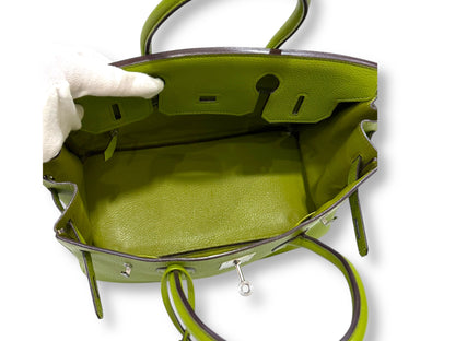 Hermès - Sac Birkin 30 Vert Kiwi