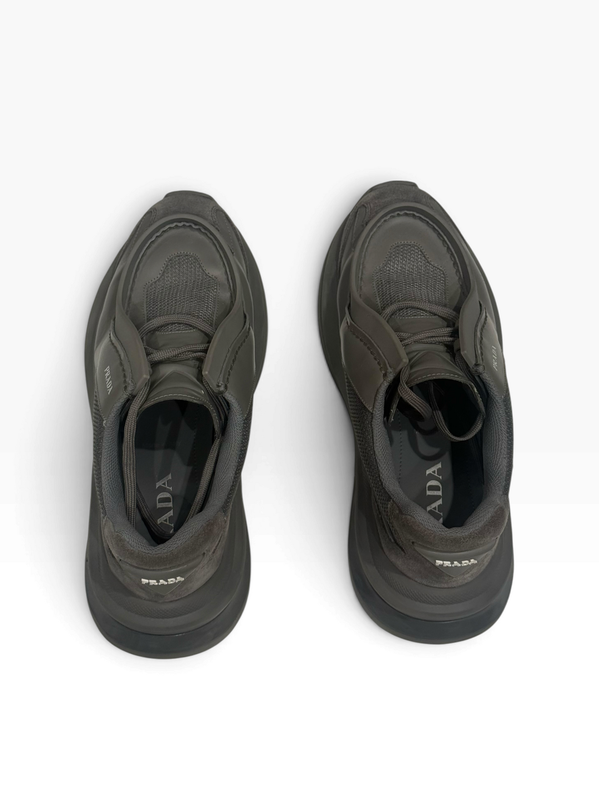 Prada - Basket Systeme Gris T41