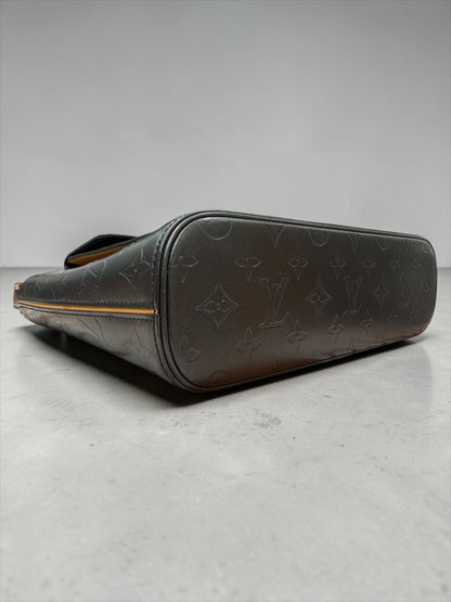 Louis Vuitton - Sac porté épaule Alston en cuir Monogramme Mat Noir